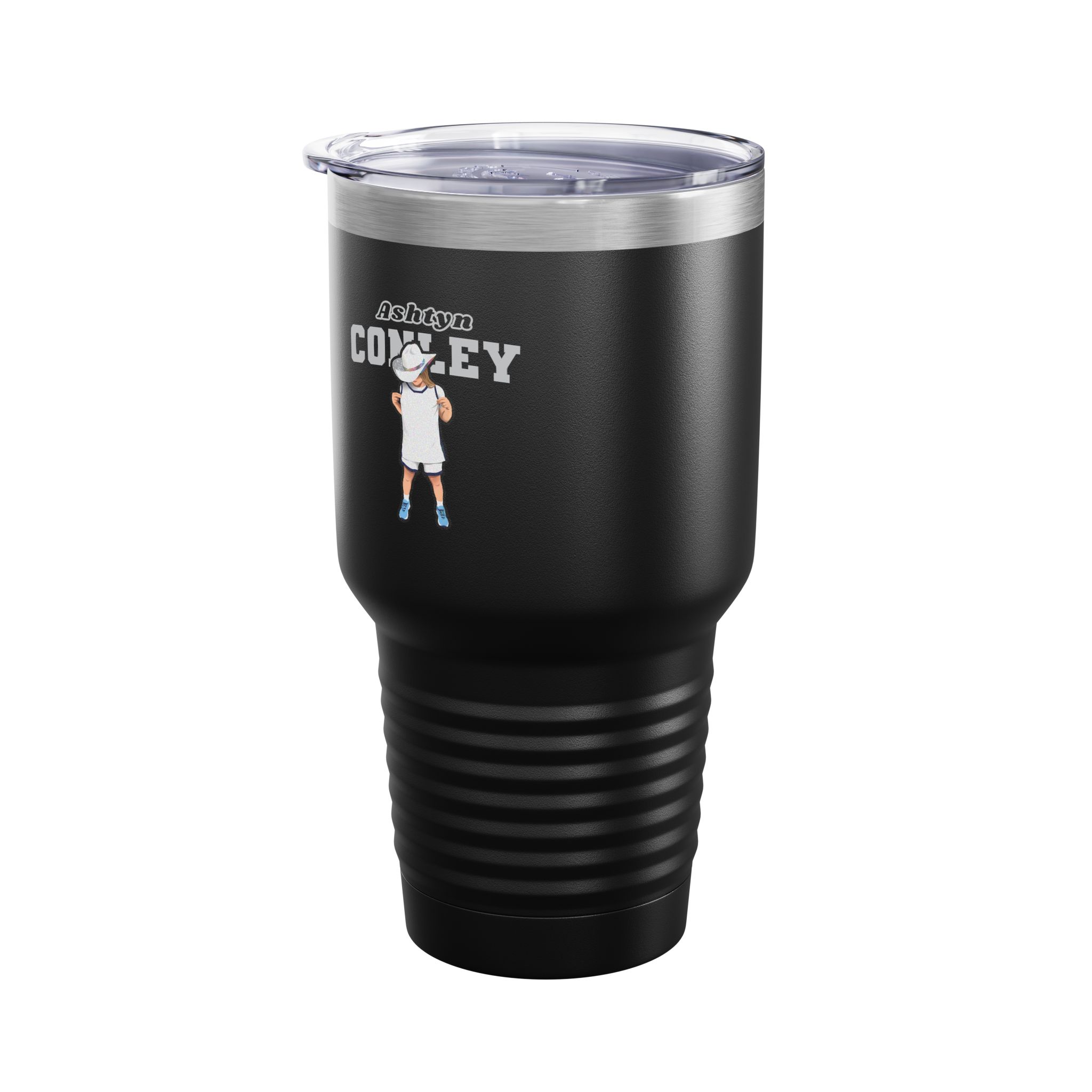 30oz Tumbler — character_name_arch in Black