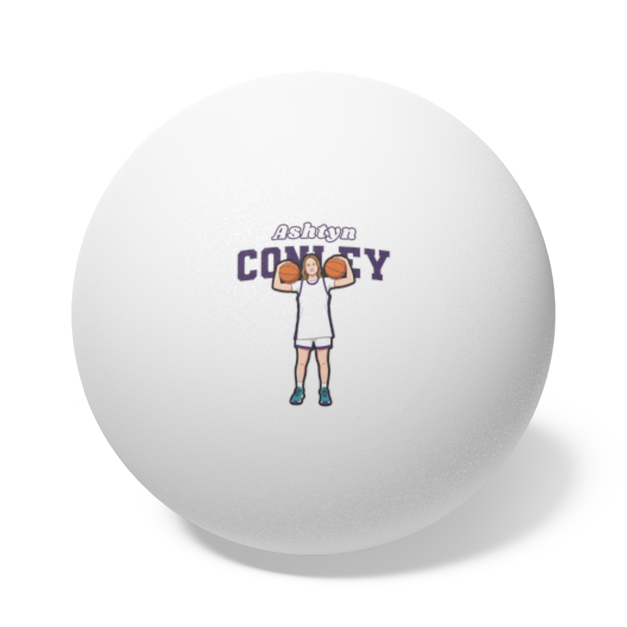 Ping Pong Balls, 6 pcs — character_name_arch in White