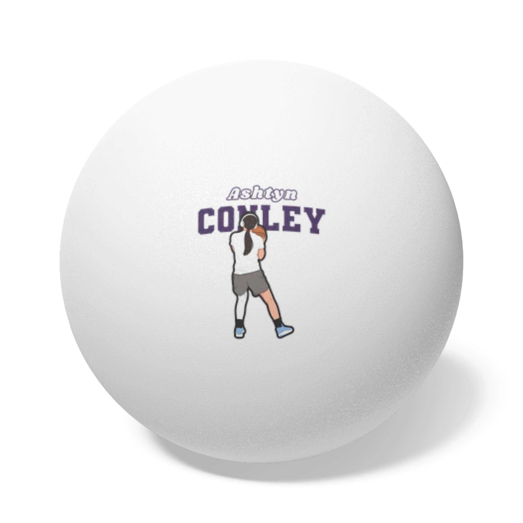 Ping Pong Balls, 6 pcs — character_name_arch in White