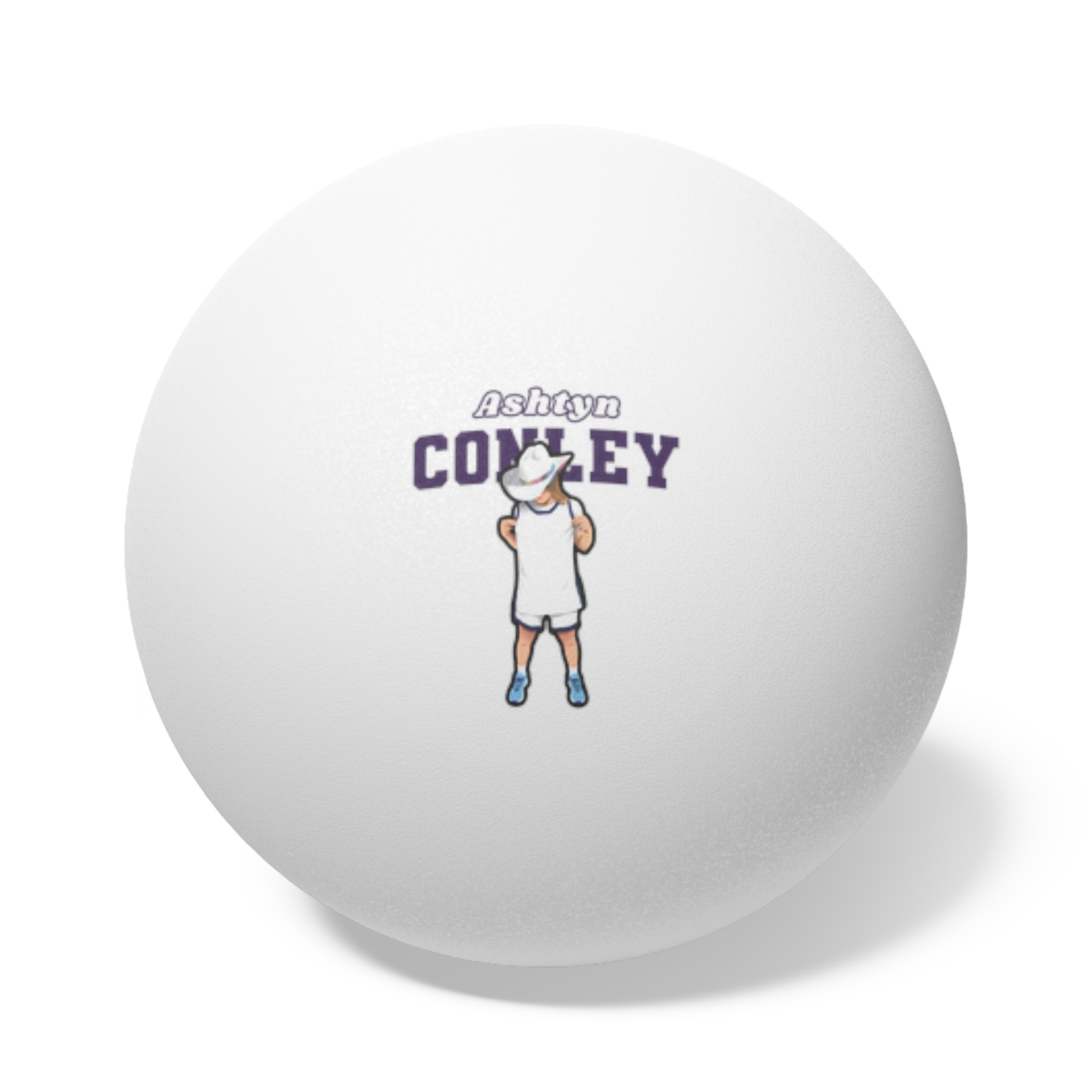 Ping Pong Balls, 6 pcs — character_name_arch in White