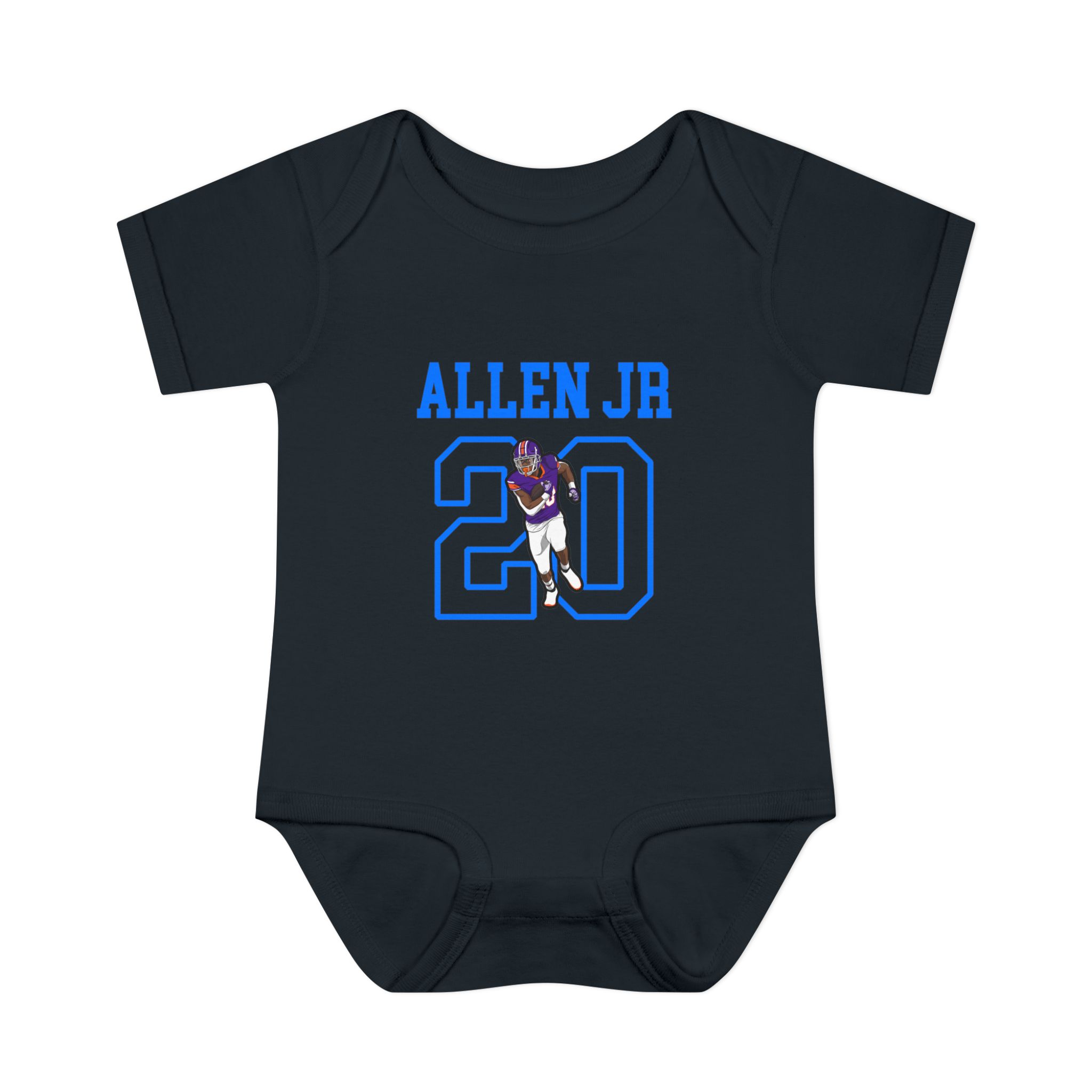 Baby Onesie — character_shirsey in Black