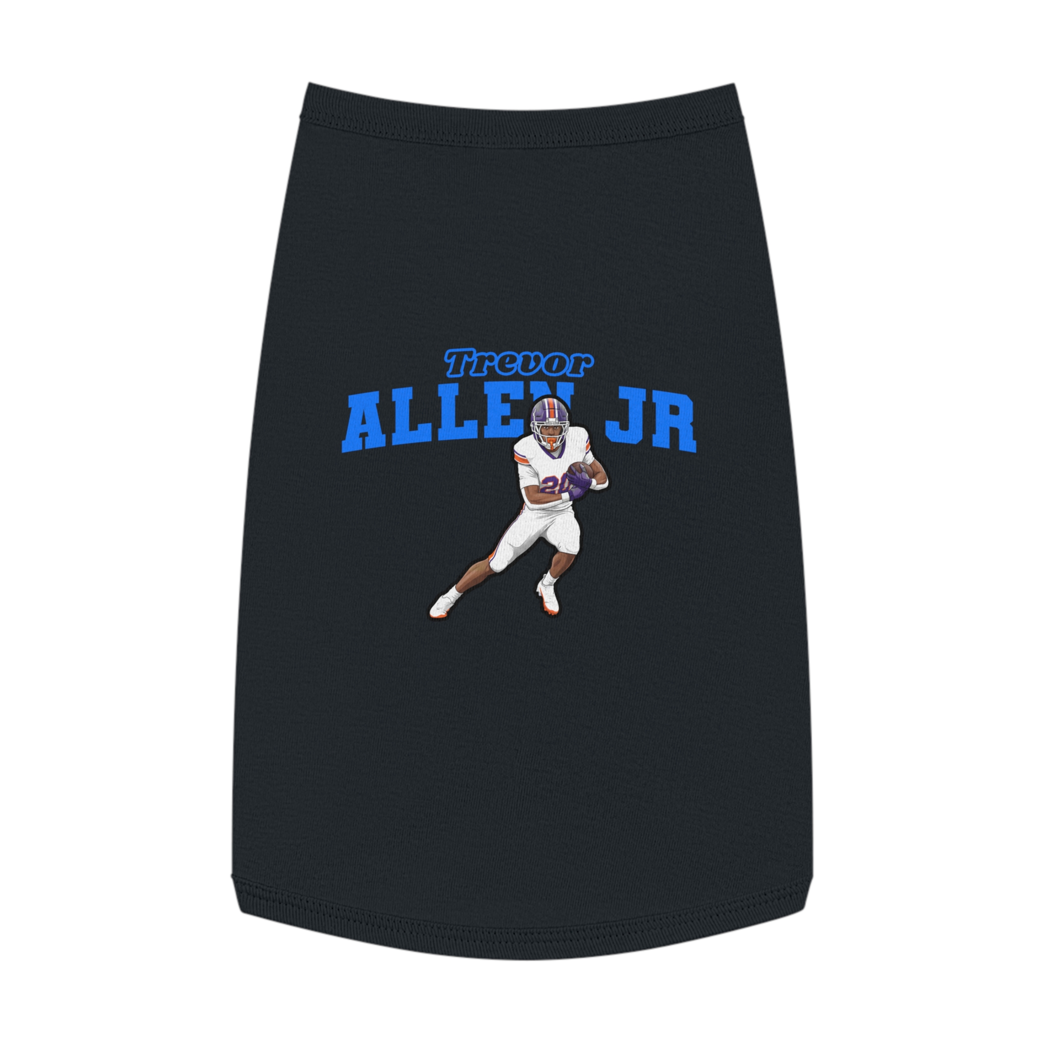 Pet Tank Top — character_name_arch in White
