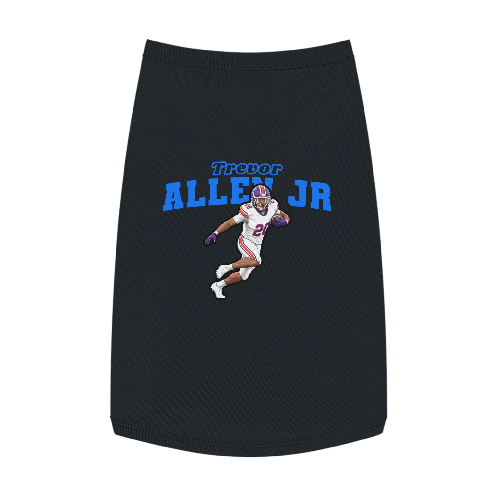 Pet Tank Top — character_name_arch in Black
