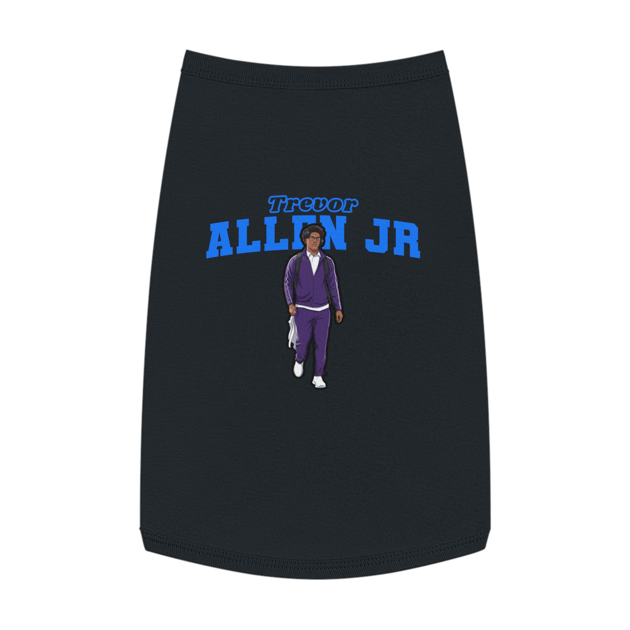 Pet Tank Top — character_name_arch in White