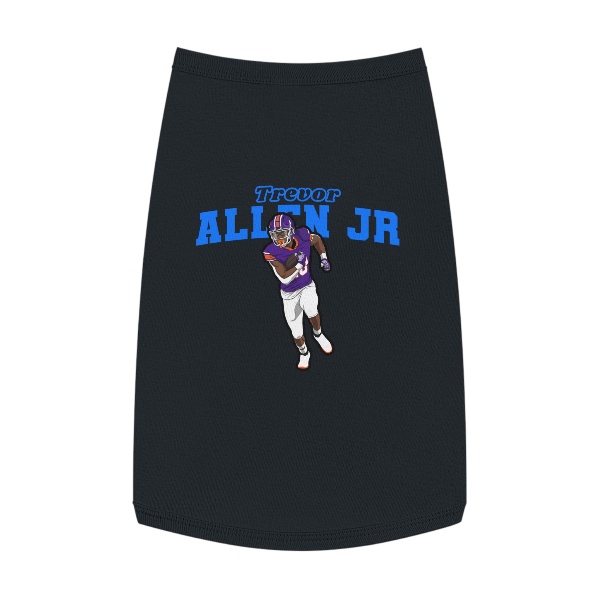 Pet Tank Top — character_name_arch in Black