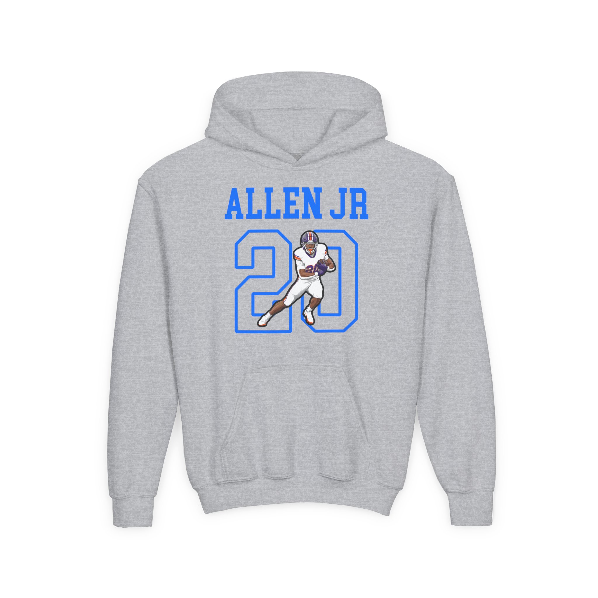 Youth Hoodie — character_shirsey in Grey
