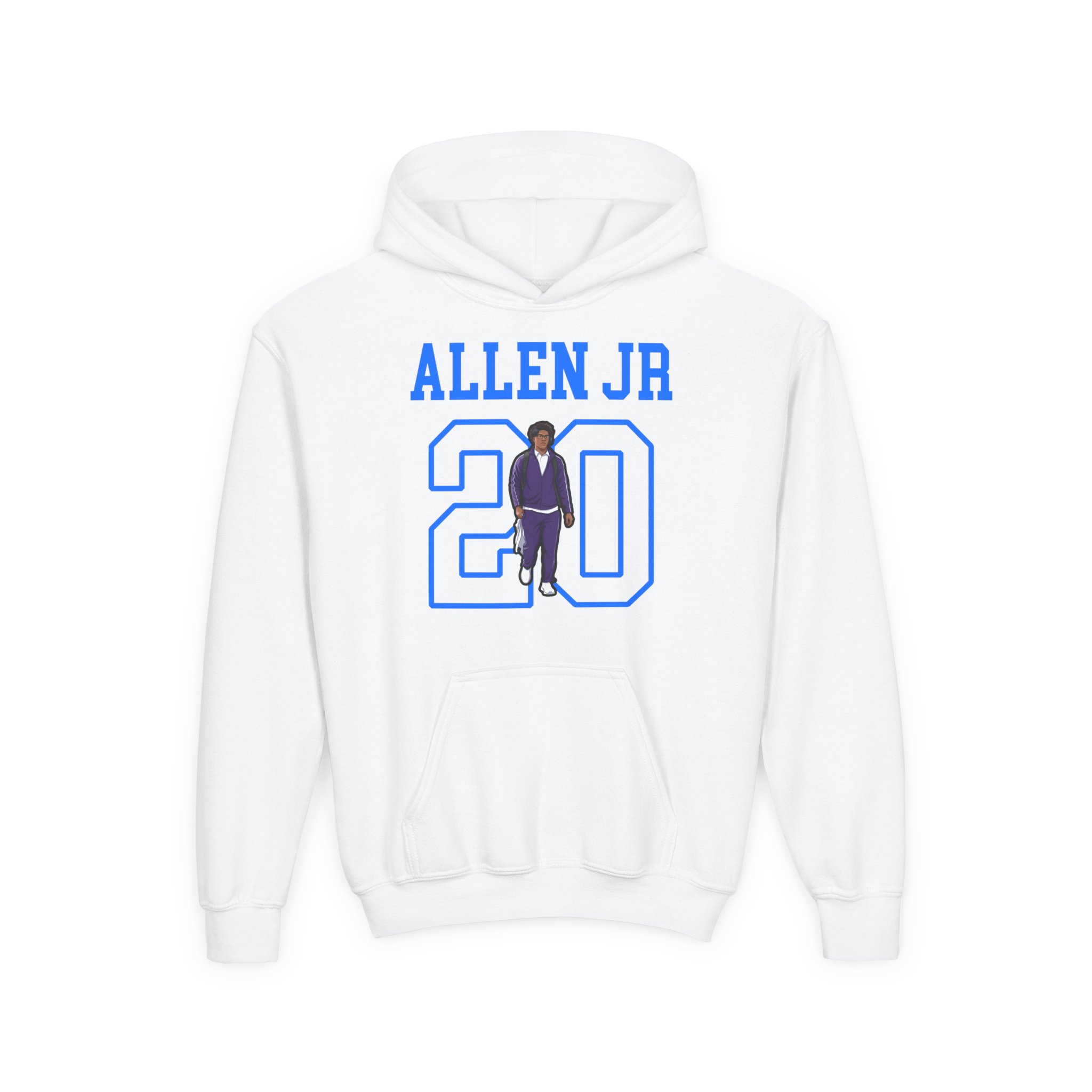 Youth Hoodie — character_shirsey in White