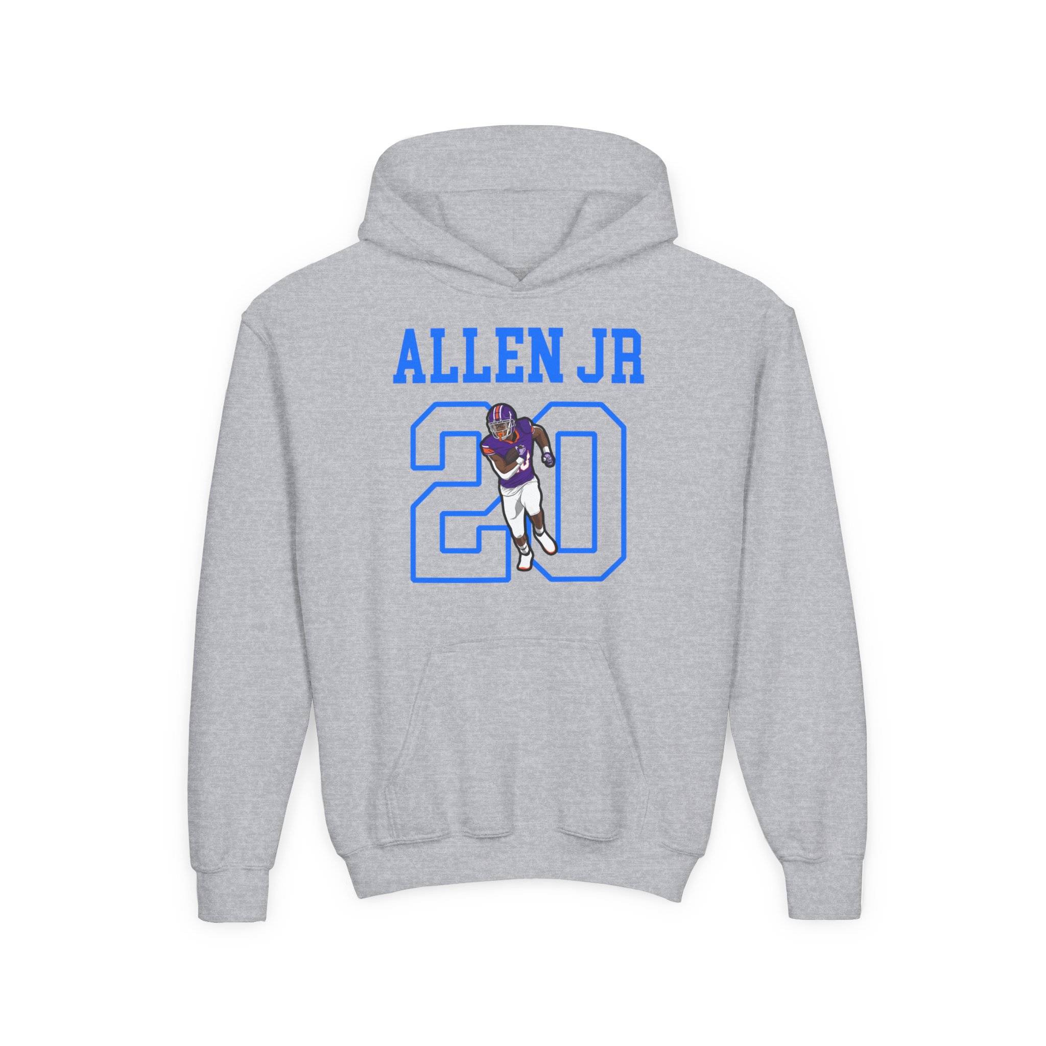 Youth Hoodie — character_shirsey in Grey