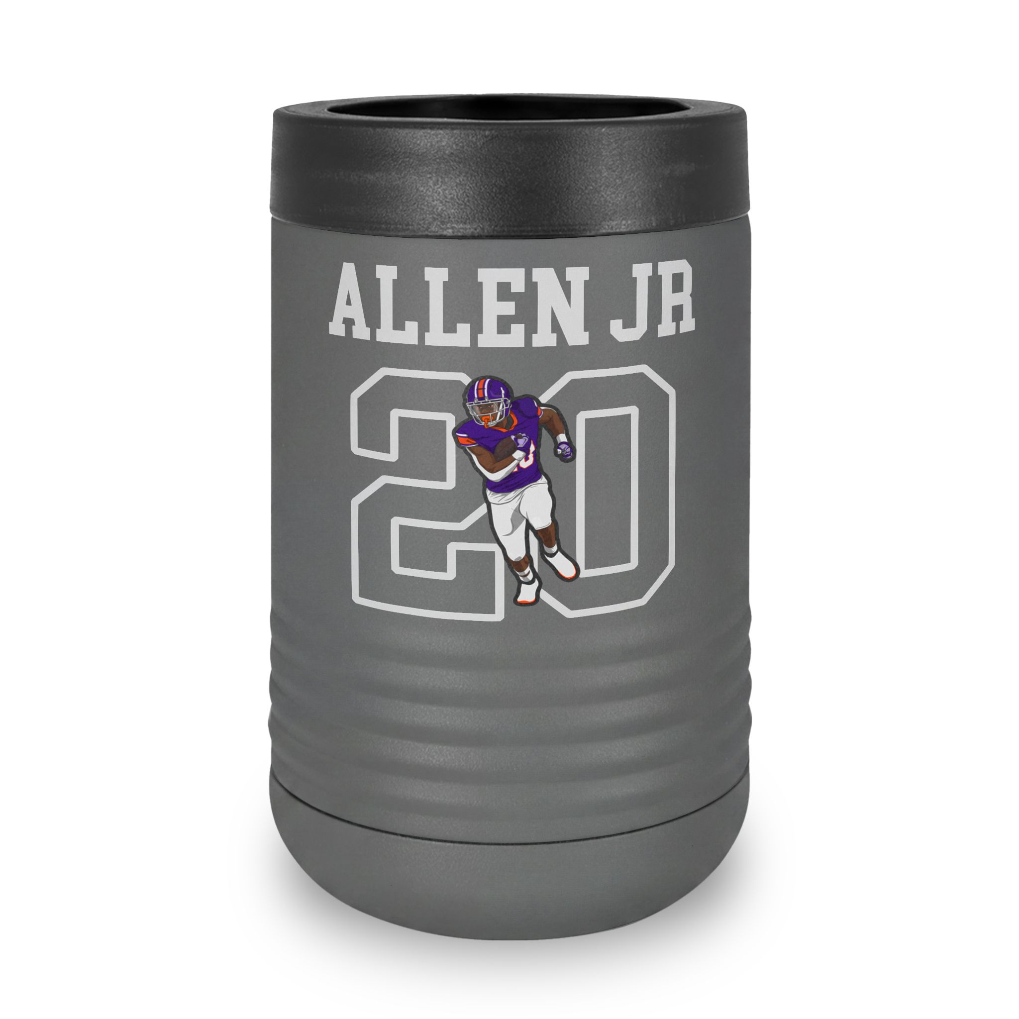 Stainless Can Cooler — character_shirsey in Grey