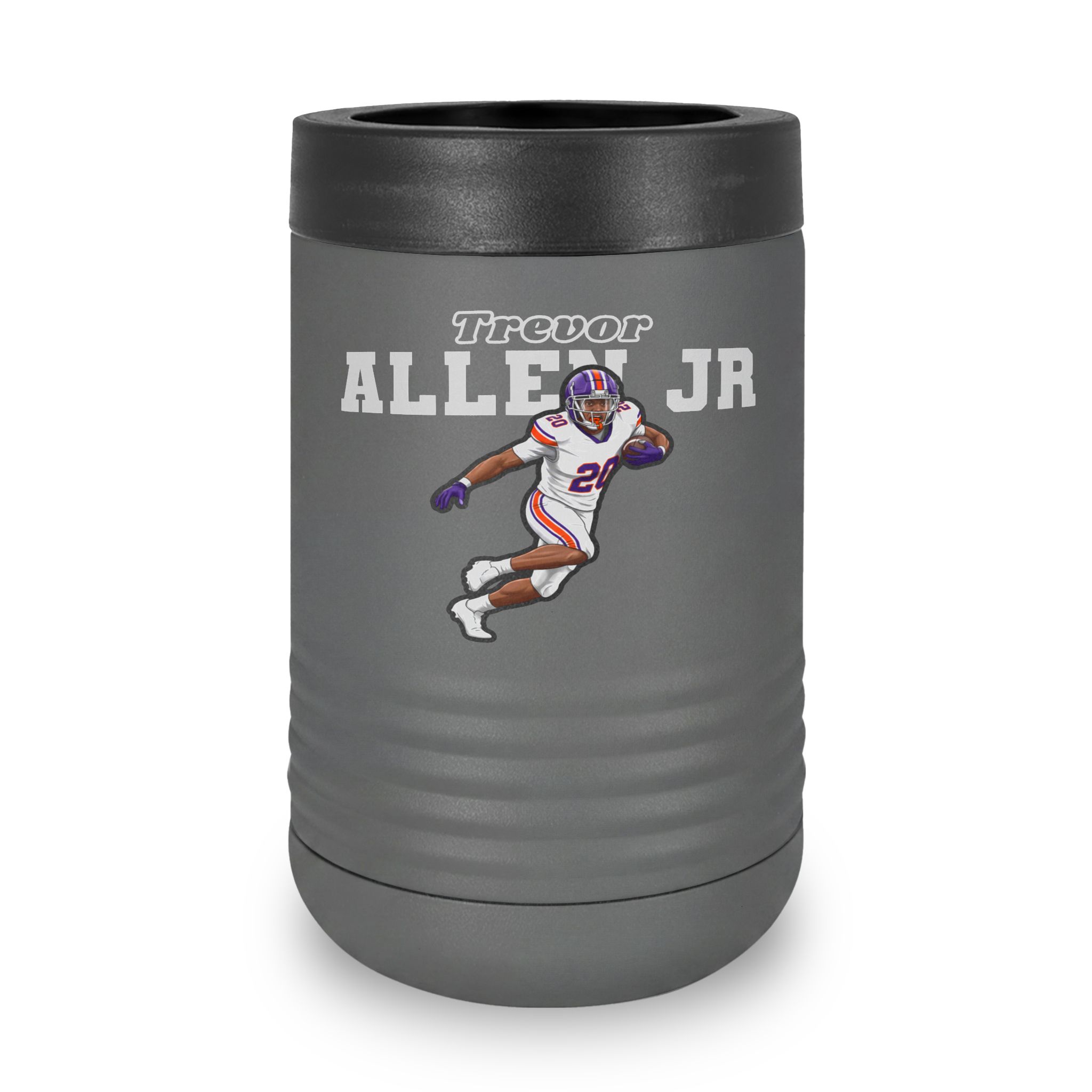 Stainless Can Cooler — character_name_arch in Grey