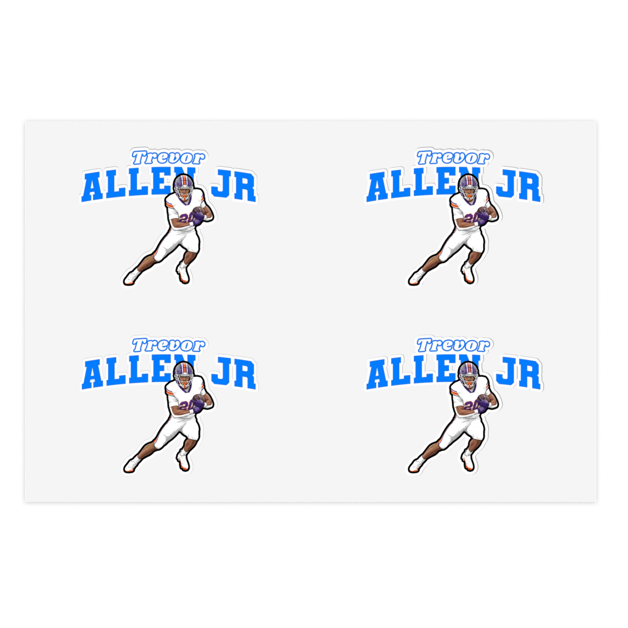 Sticker Sheet — character_name_arch in Classic