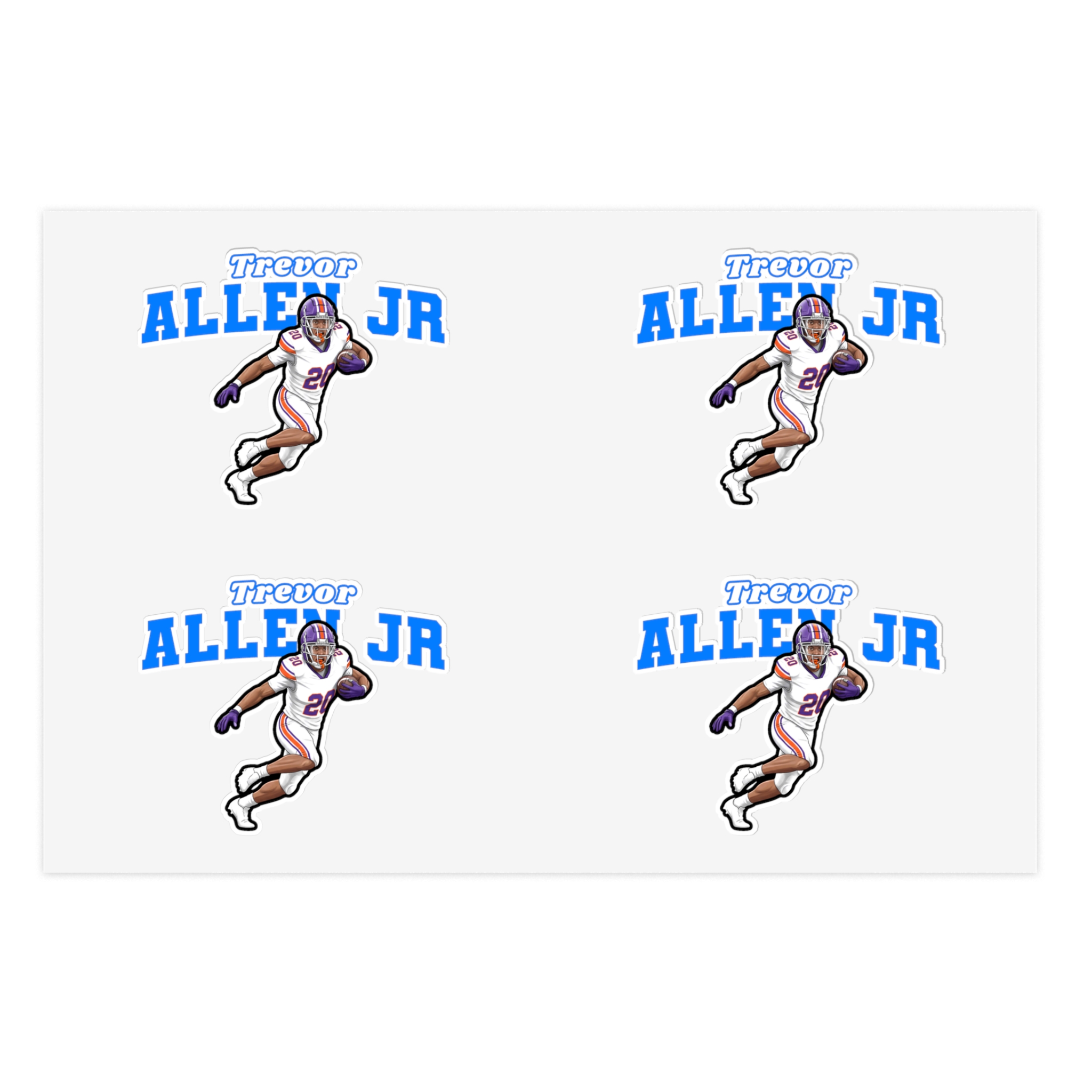 Sticker Sheet — character_name_arch in Classic