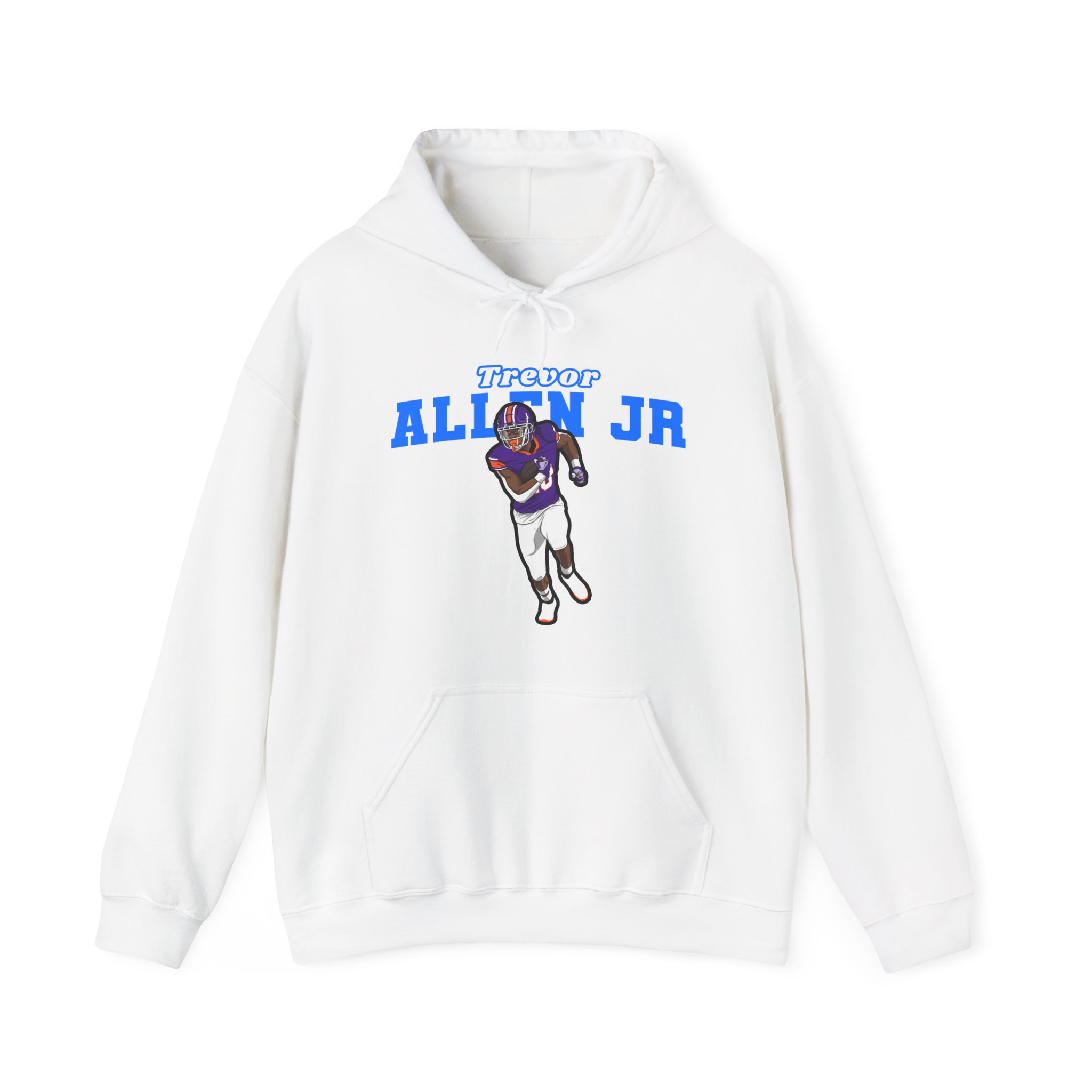 Hoodie — character_name_arch in White