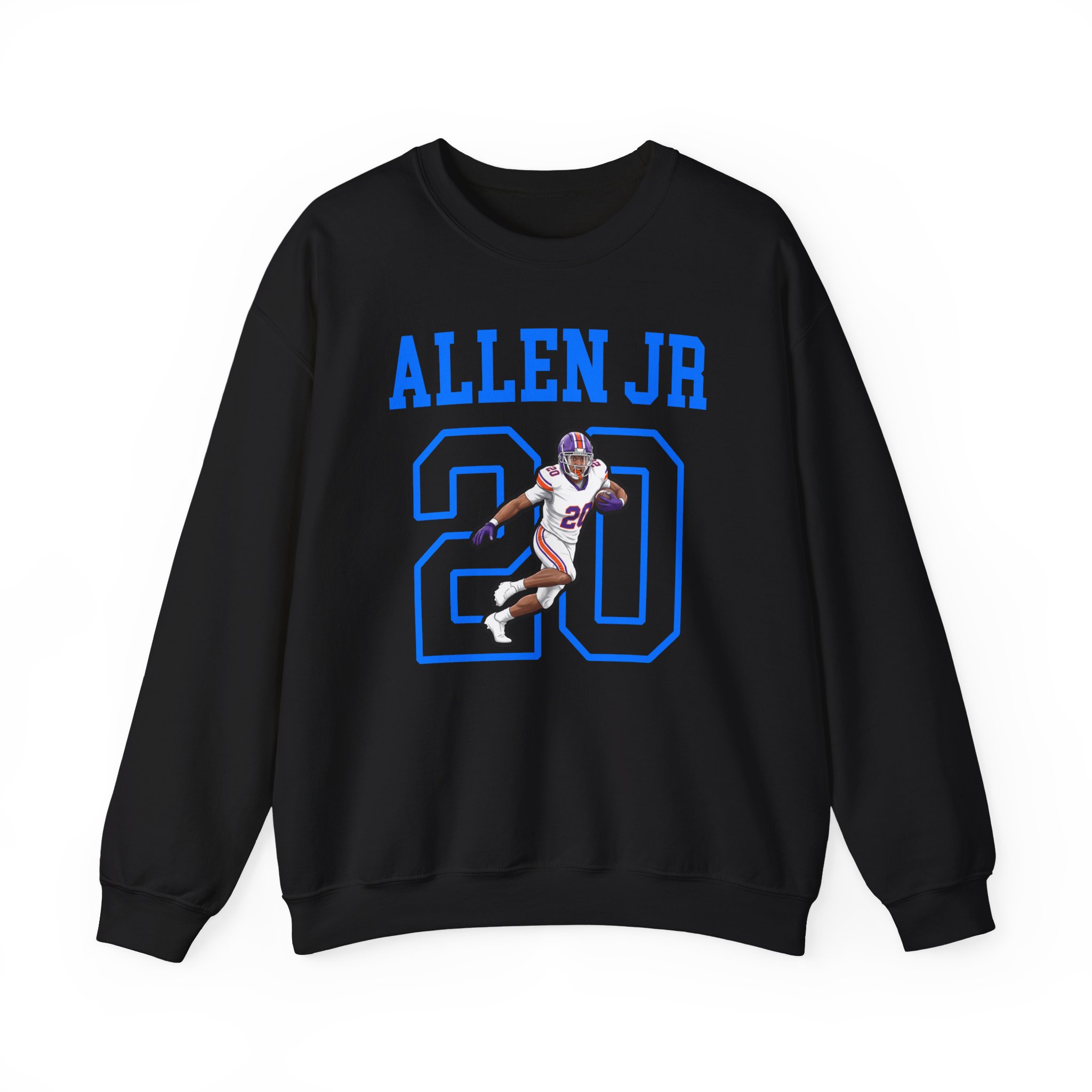 Crewneck Sweatshirt — character_shirsey in Black