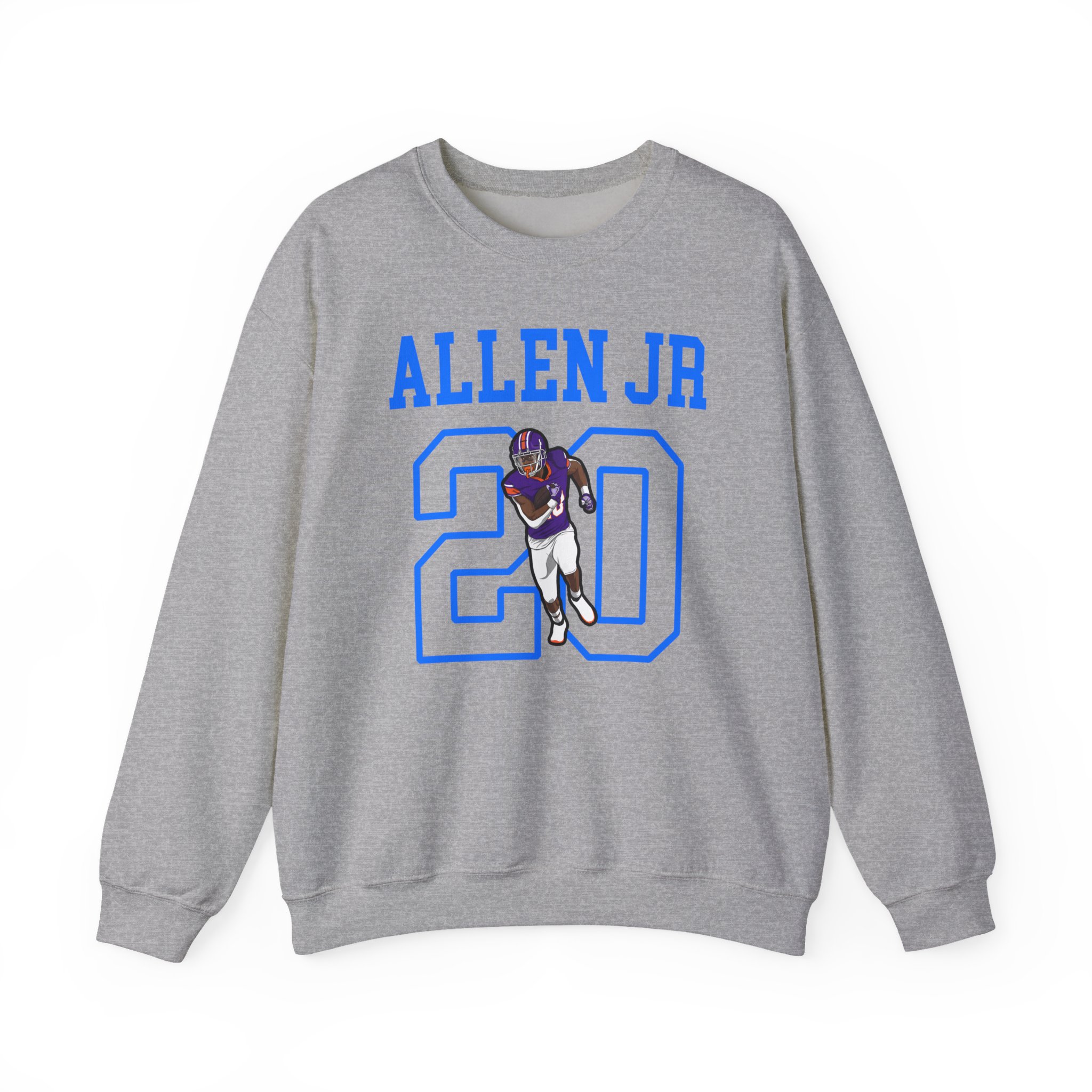 Crewneck Sweatshirt — character_shirsey in Grey