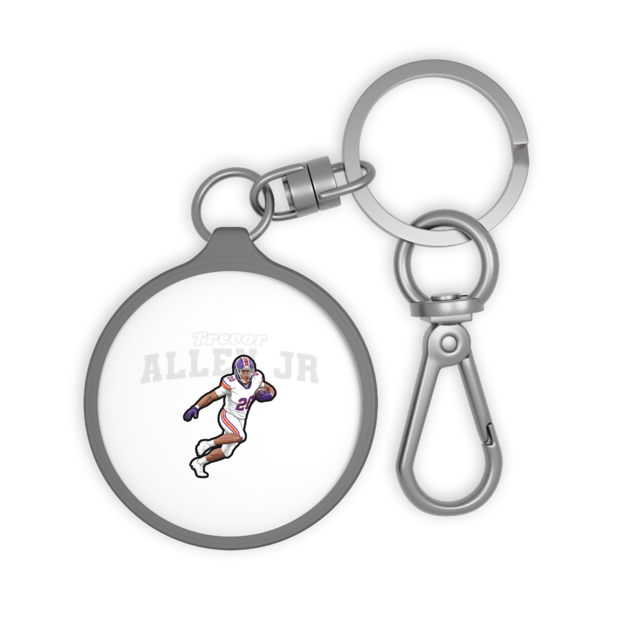 Keychain — character_name_arch in Grey