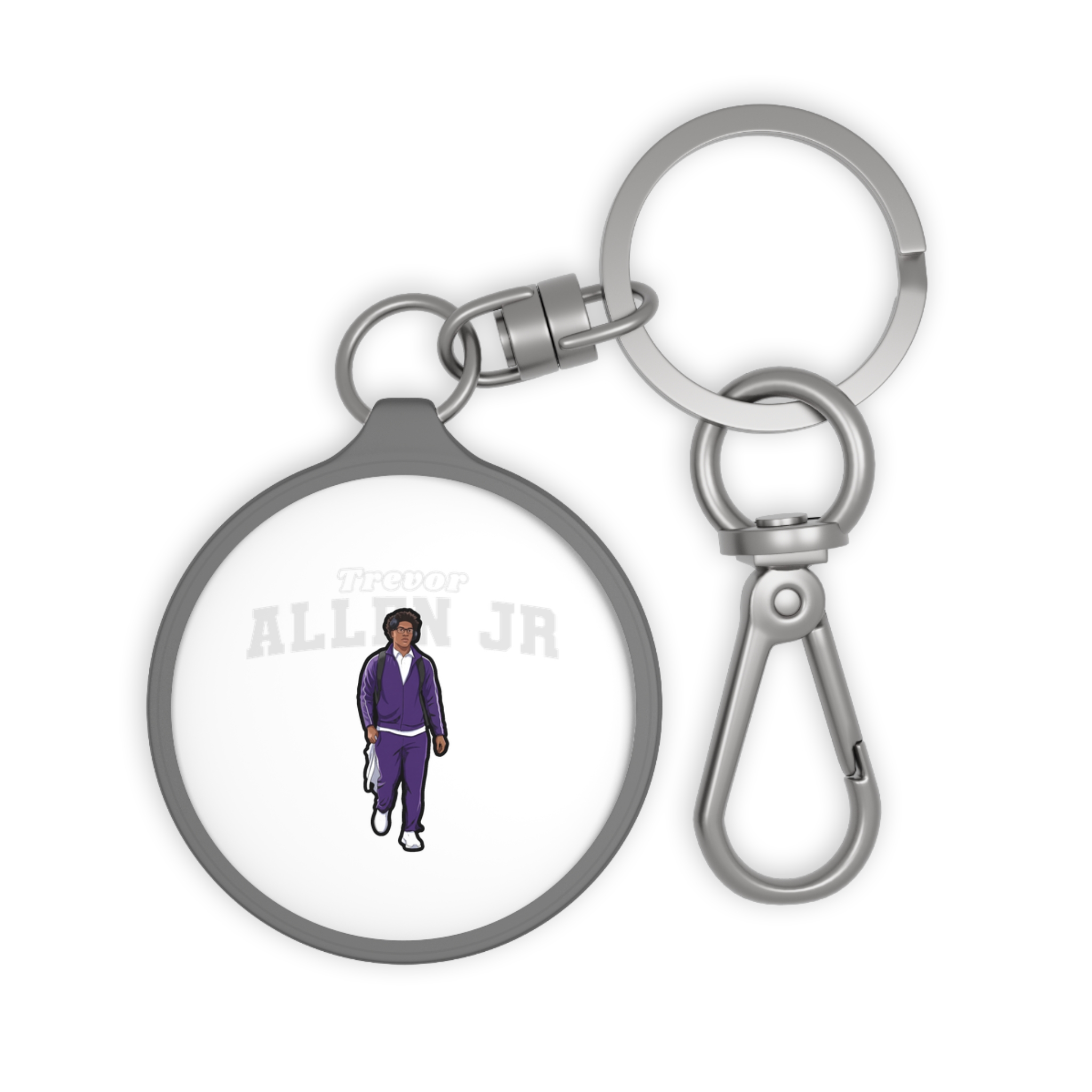 Keychain — character_name_arch in Grey