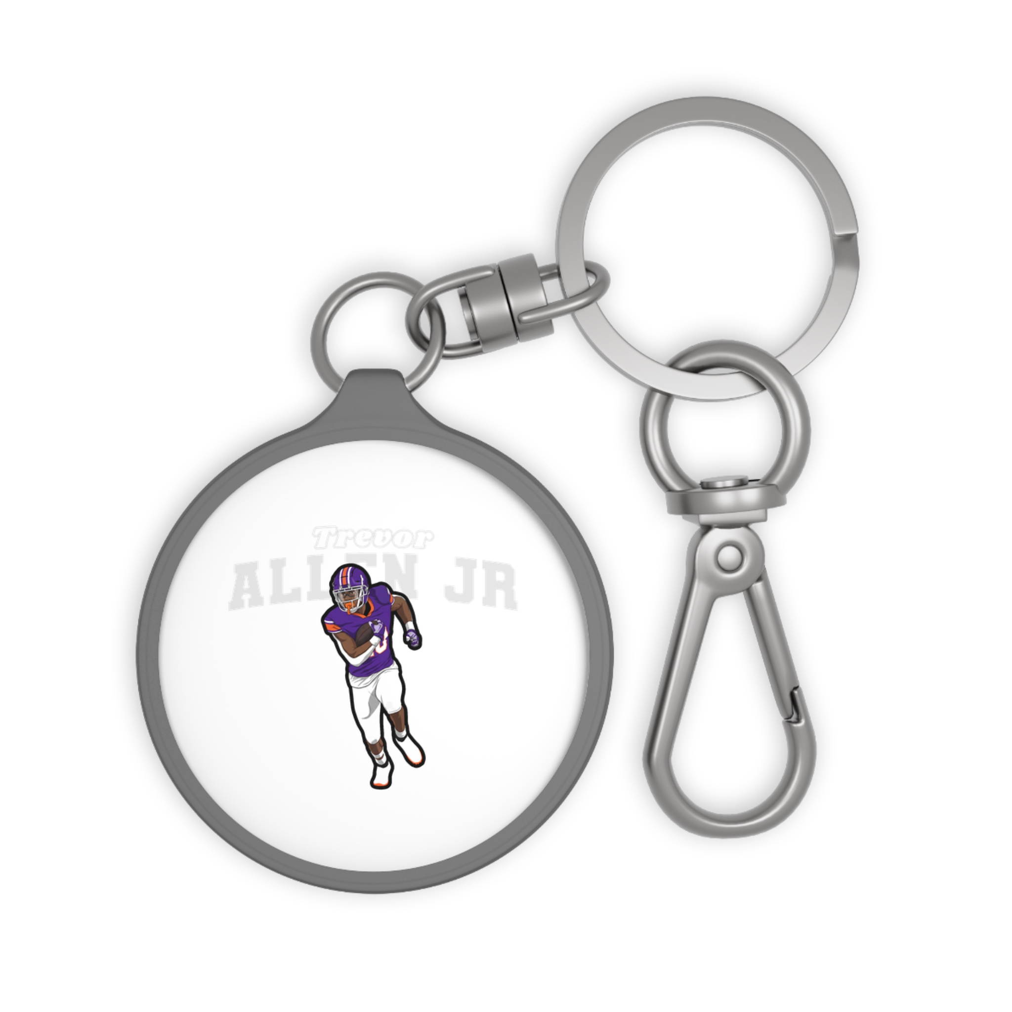 Keychain — character_name_arch in Grey
