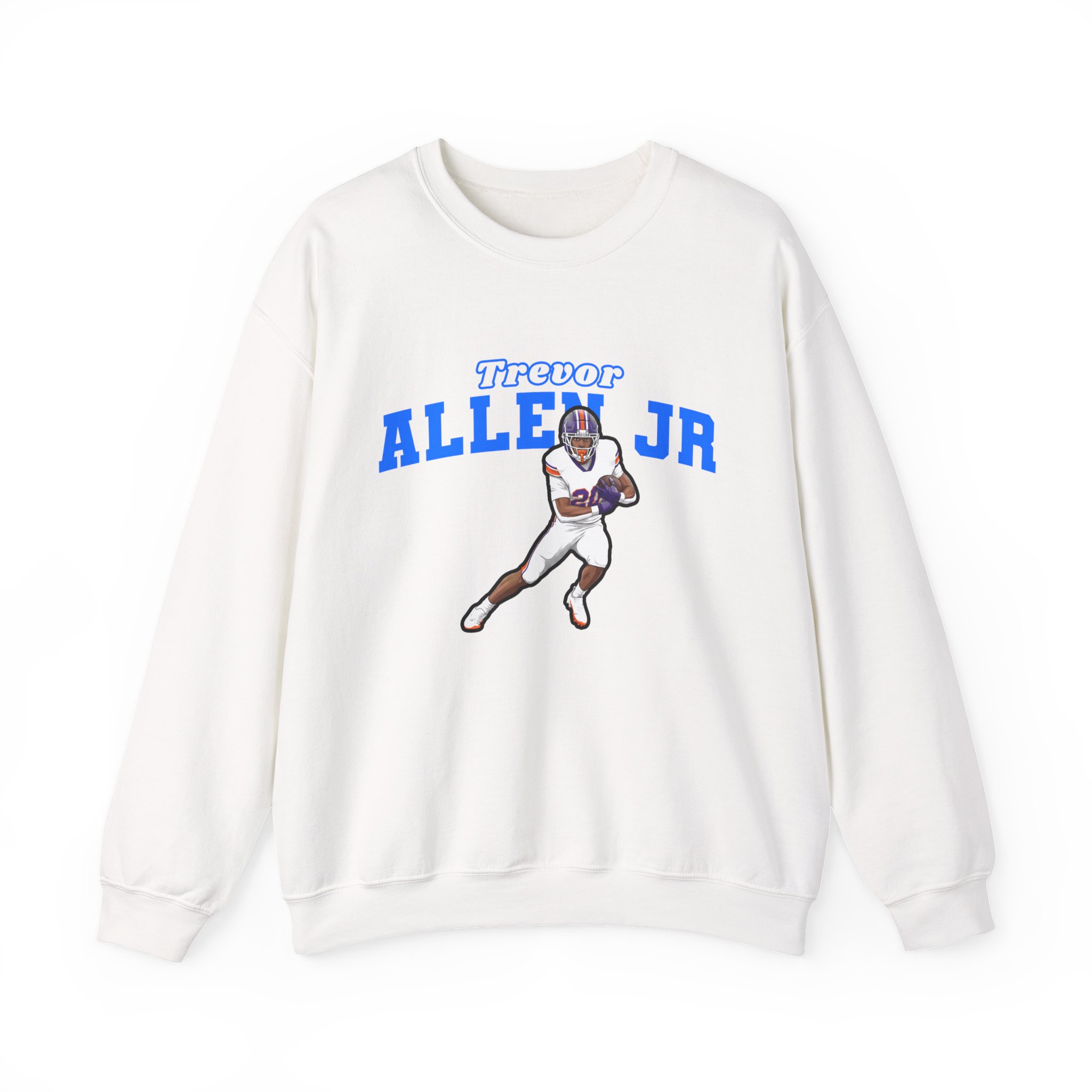 Crewneck Sweatshirt — character_name_arch in White