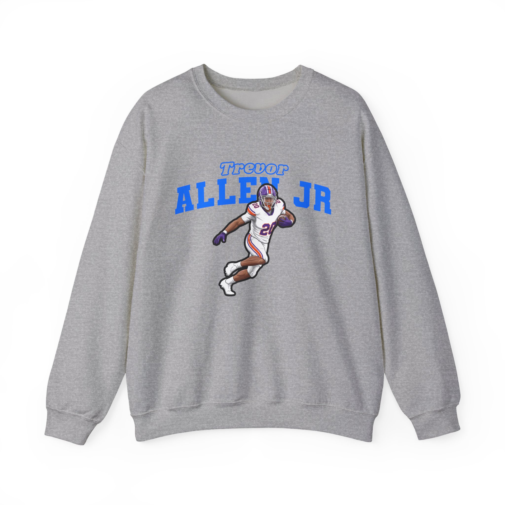 Crewneck Sweatshirt — character_name_arch in Grey