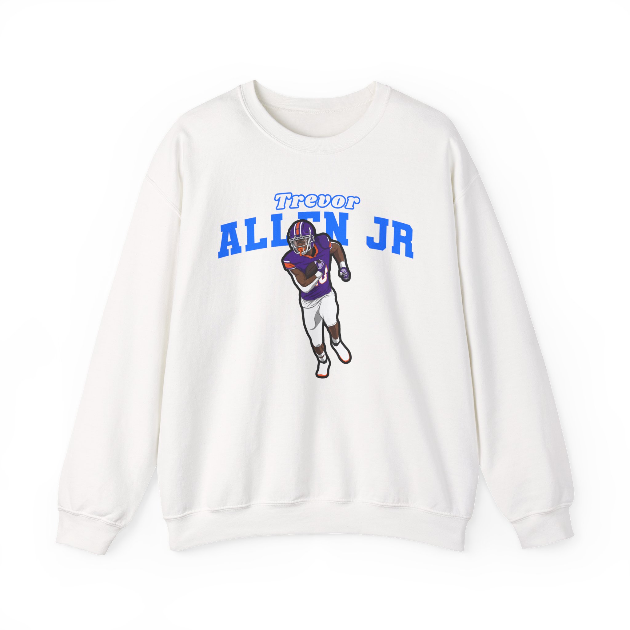 Crewneck Sweatshirt — character_name_arch in White
