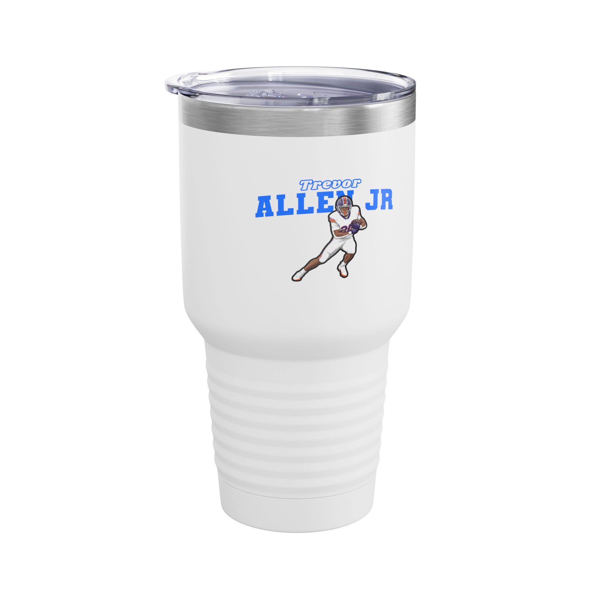 30oz Tumbler — character_name_arch in White