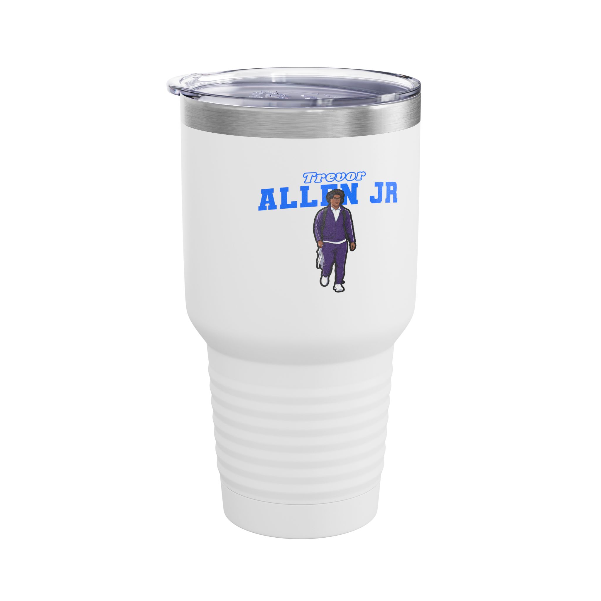 30oz Tumbler — character_name_arch in White