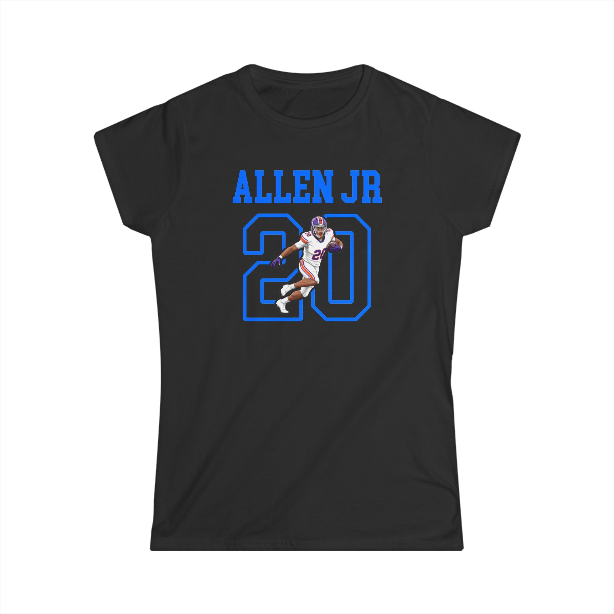 Women's Softstyle Tee — character_shirsey in Black