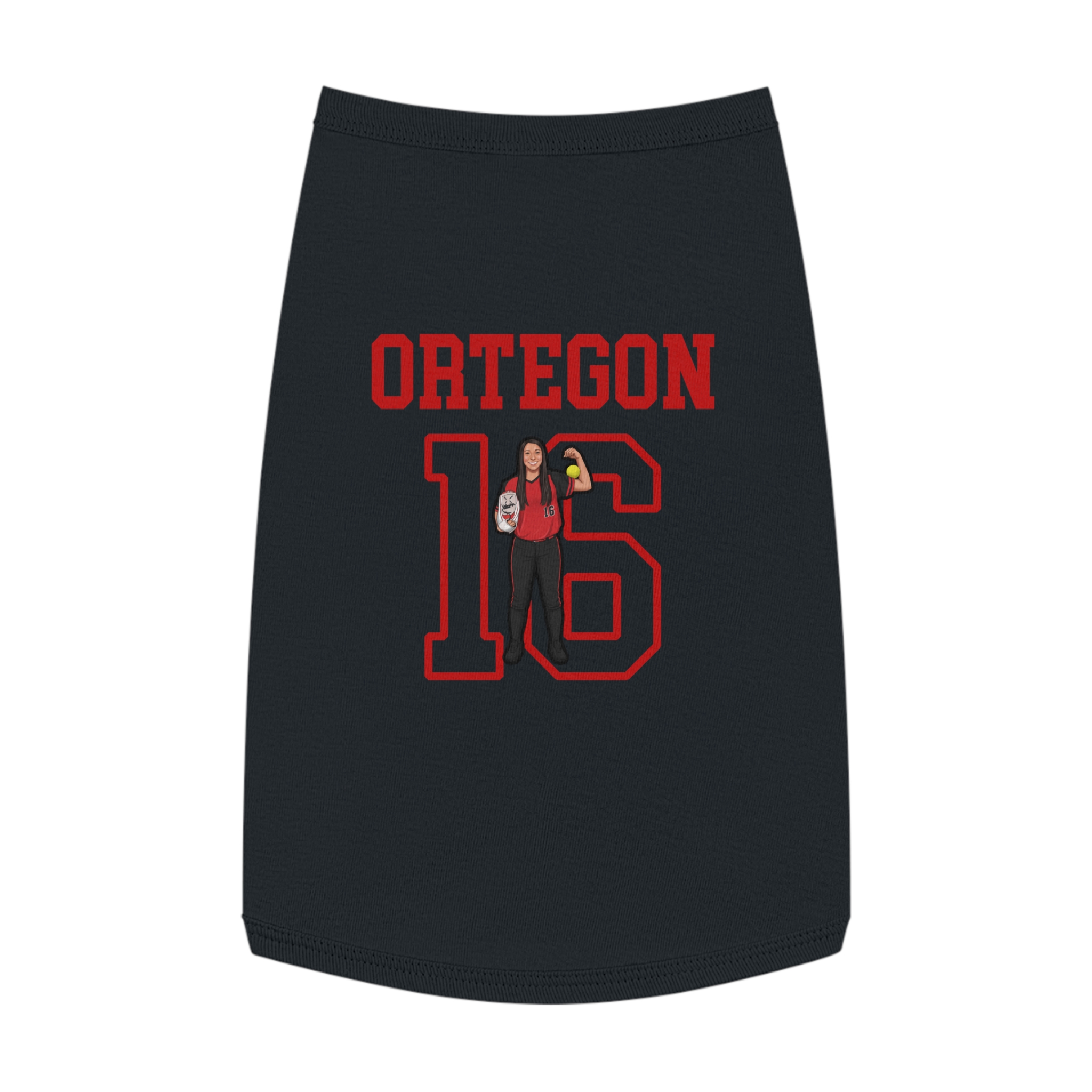 Pet Tank Top — character_shirsey in Black