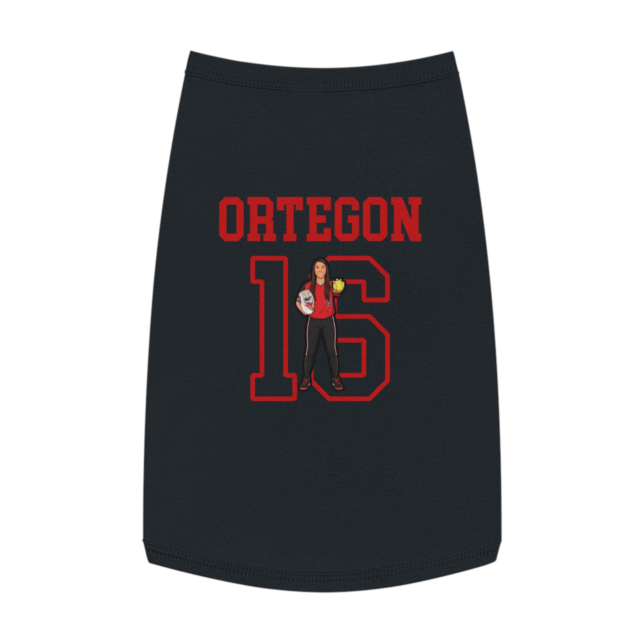 Pet Tank Top — character_shirsey in Black