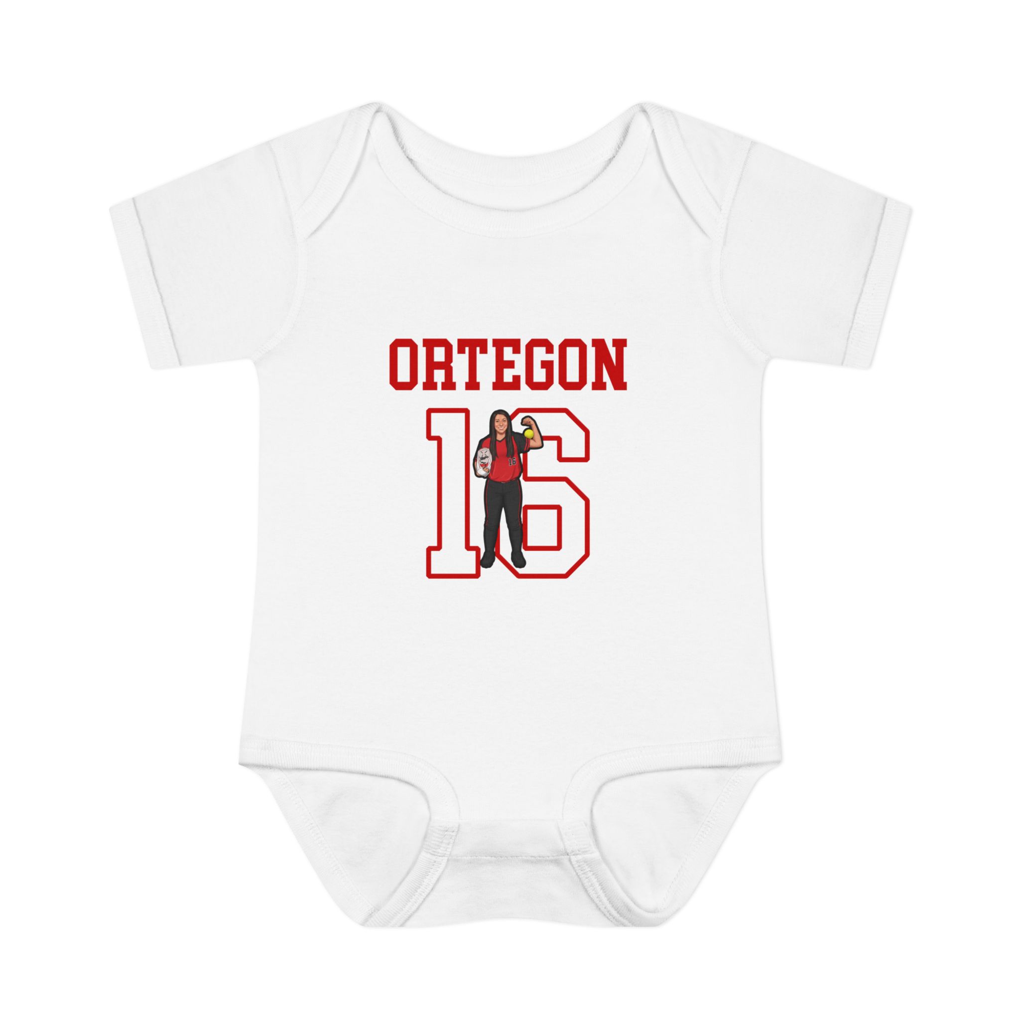Baby Onesie — character_shirsey in White