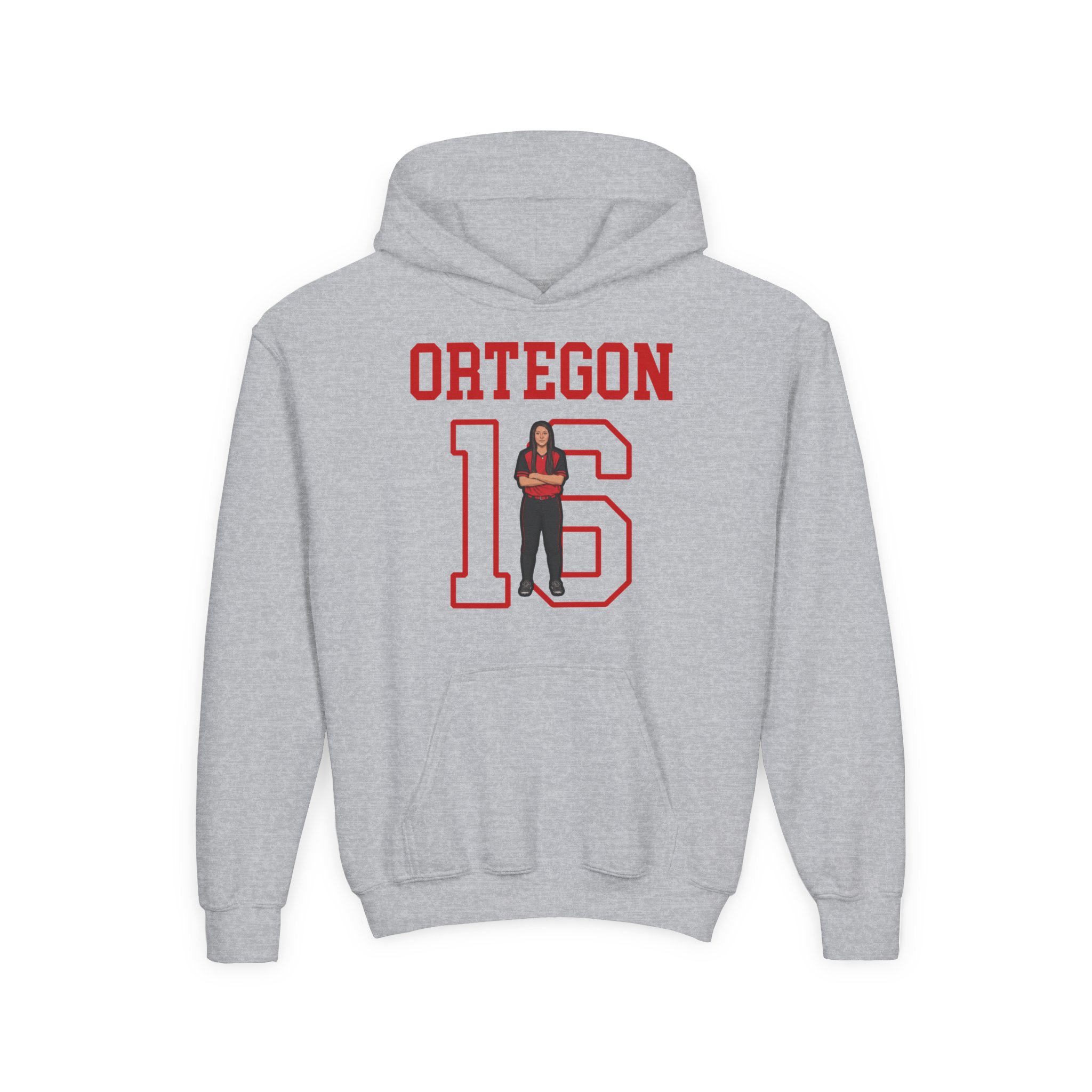 Youth Hoodie — character_shirsey in Grey