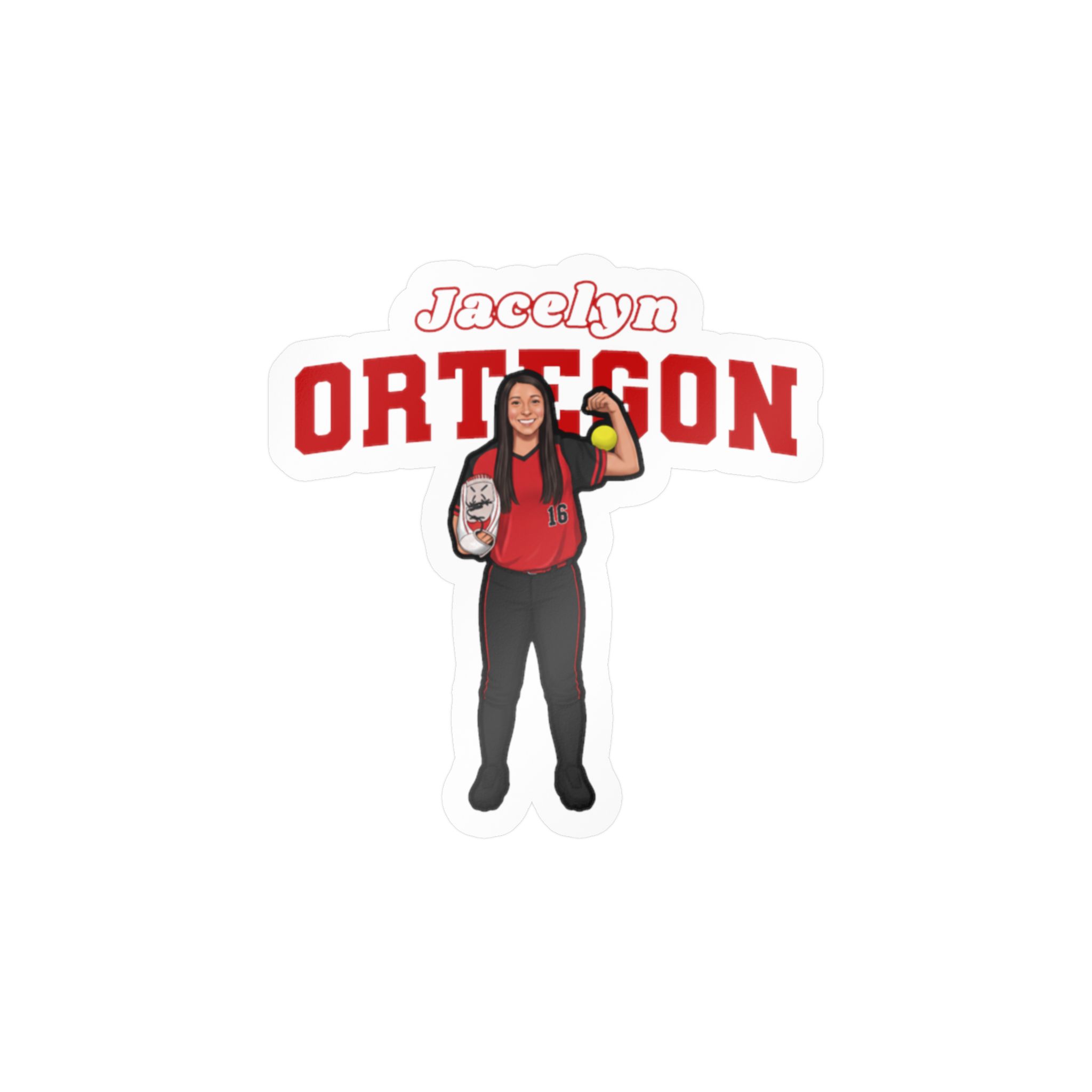 Vinyl Sticker — character_name_arch in Classic