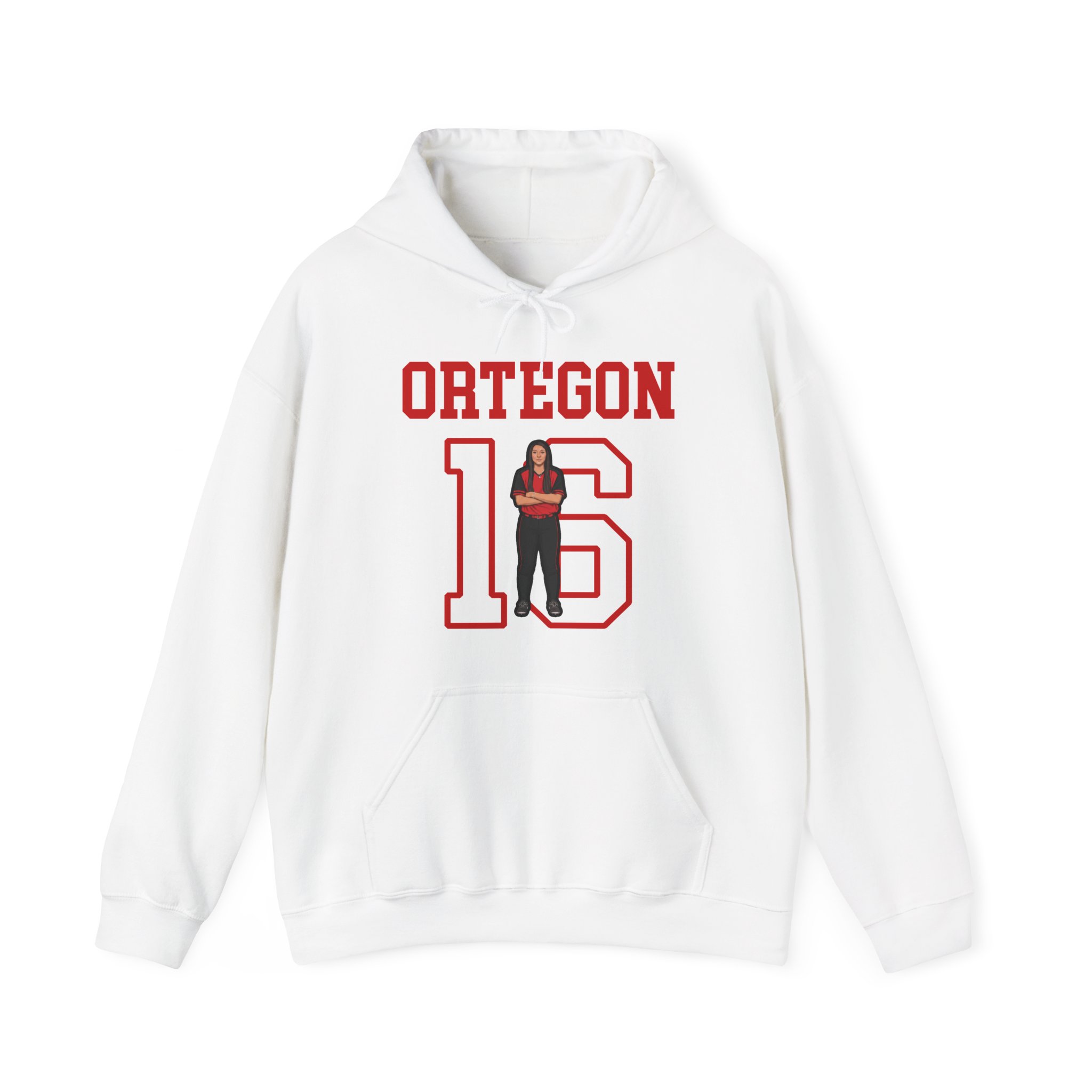 Hoodie — character_shirsey in White