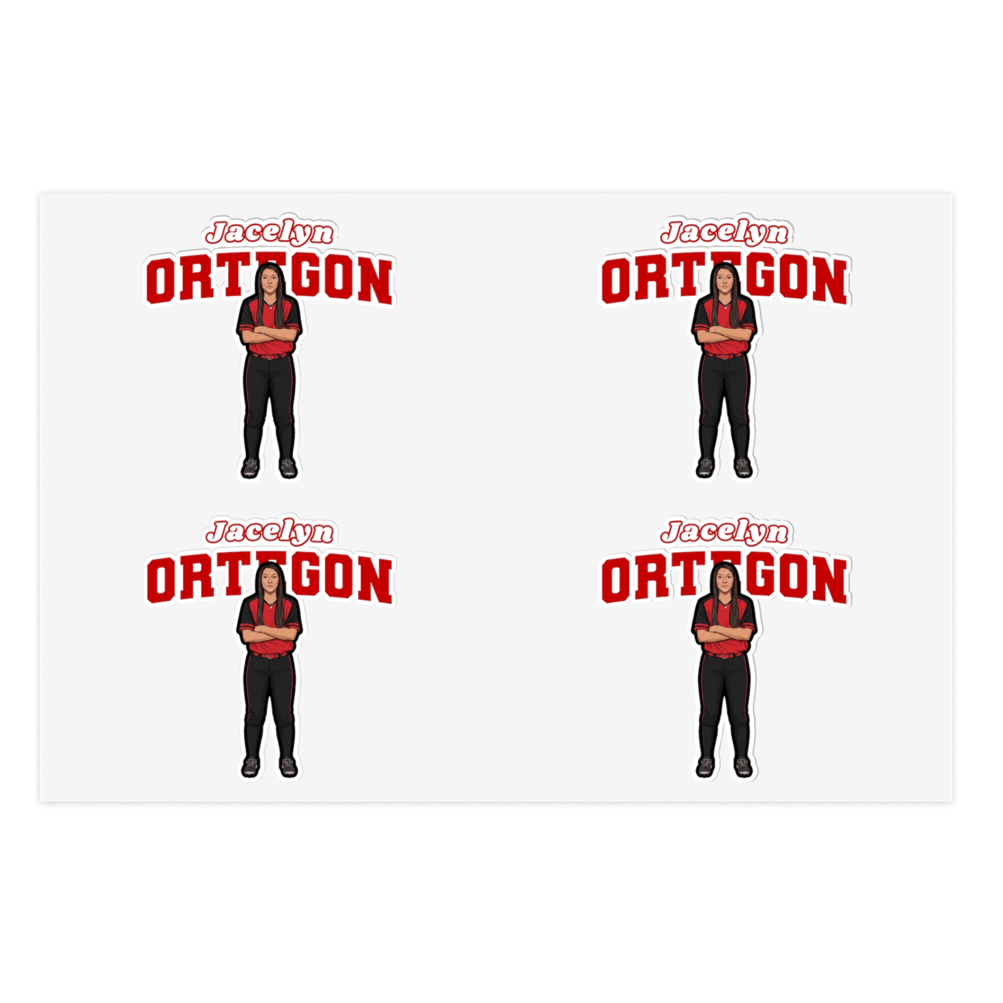 Sticker Sheet — character_name_arch in Classic