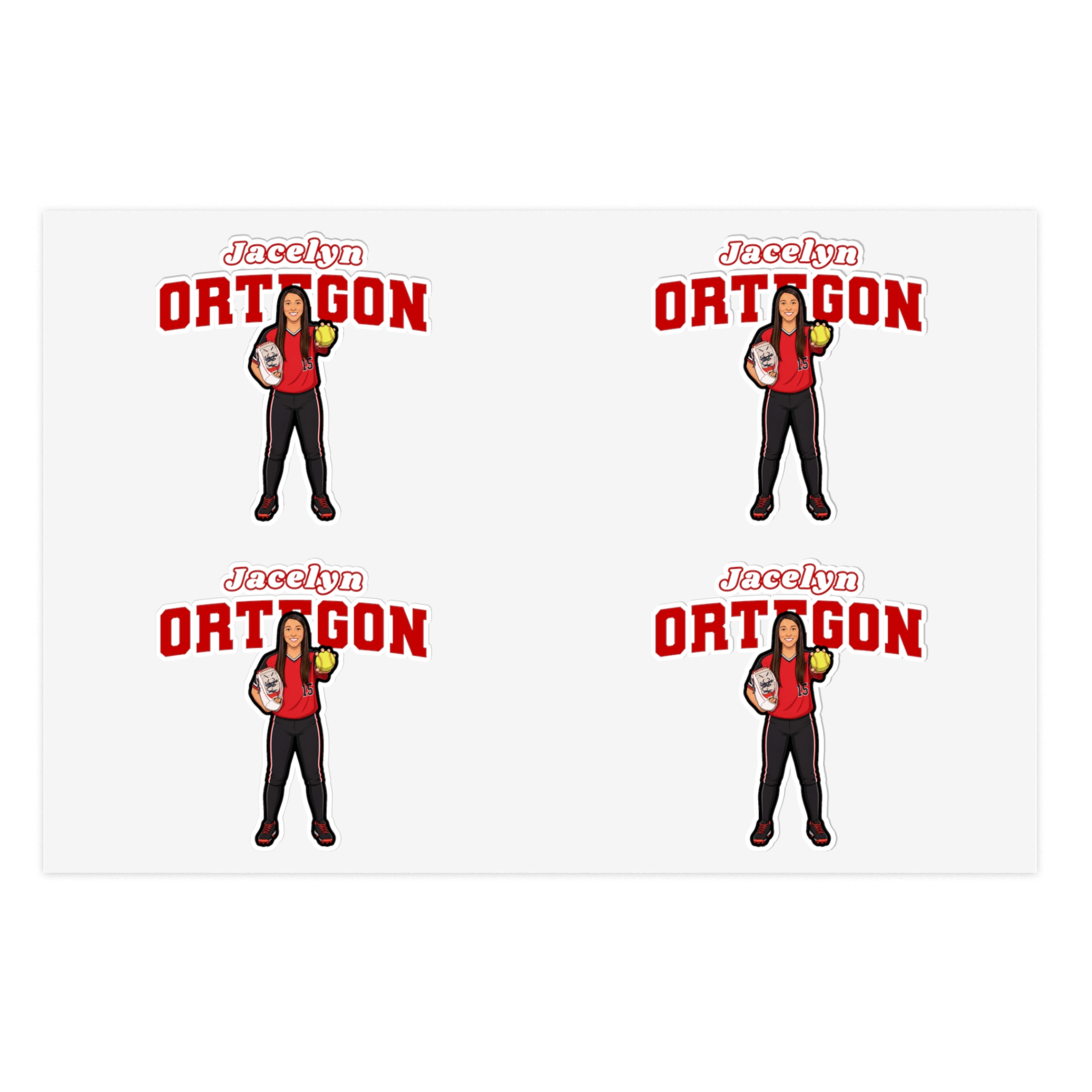 Sticker Sheet — character_name_arch in Classic