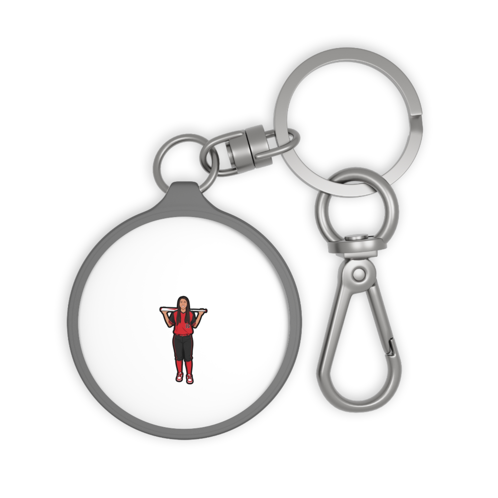 Keychain — character_shirsey in Grey