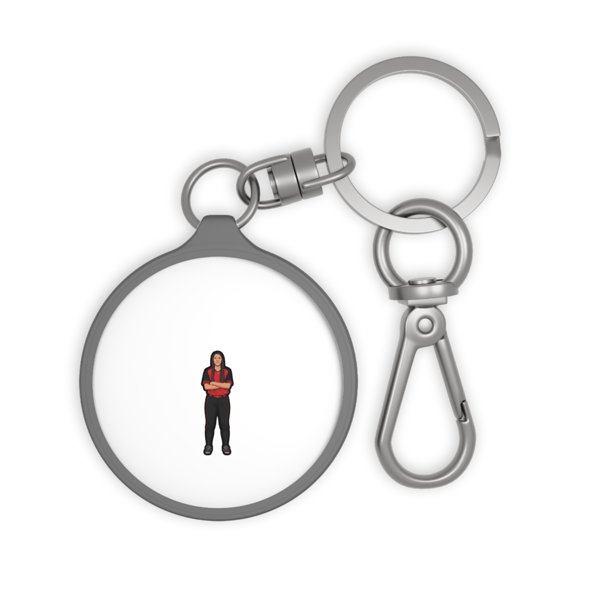 Keychain — character_shirsey in Grey