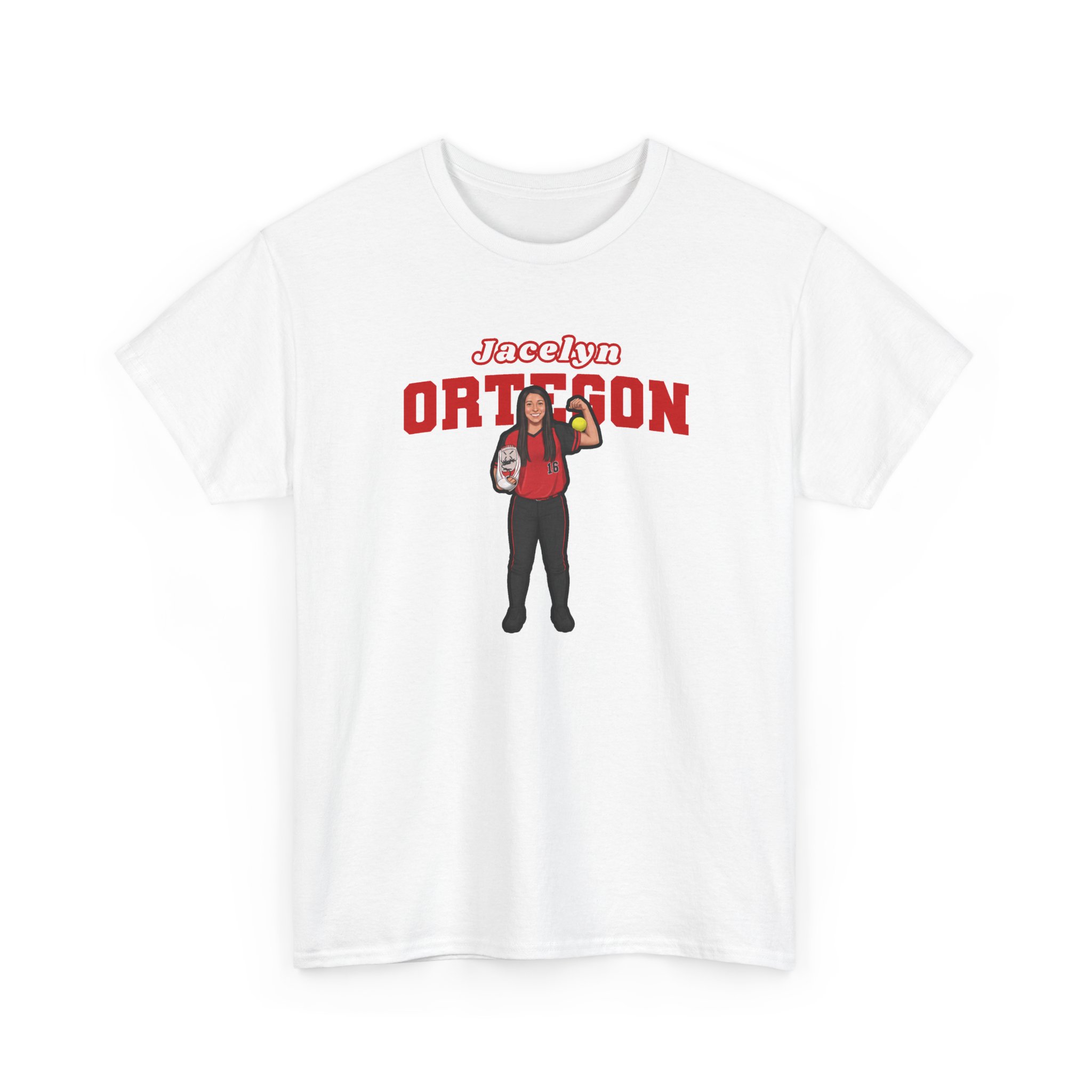 Tee — character_name_arch in White