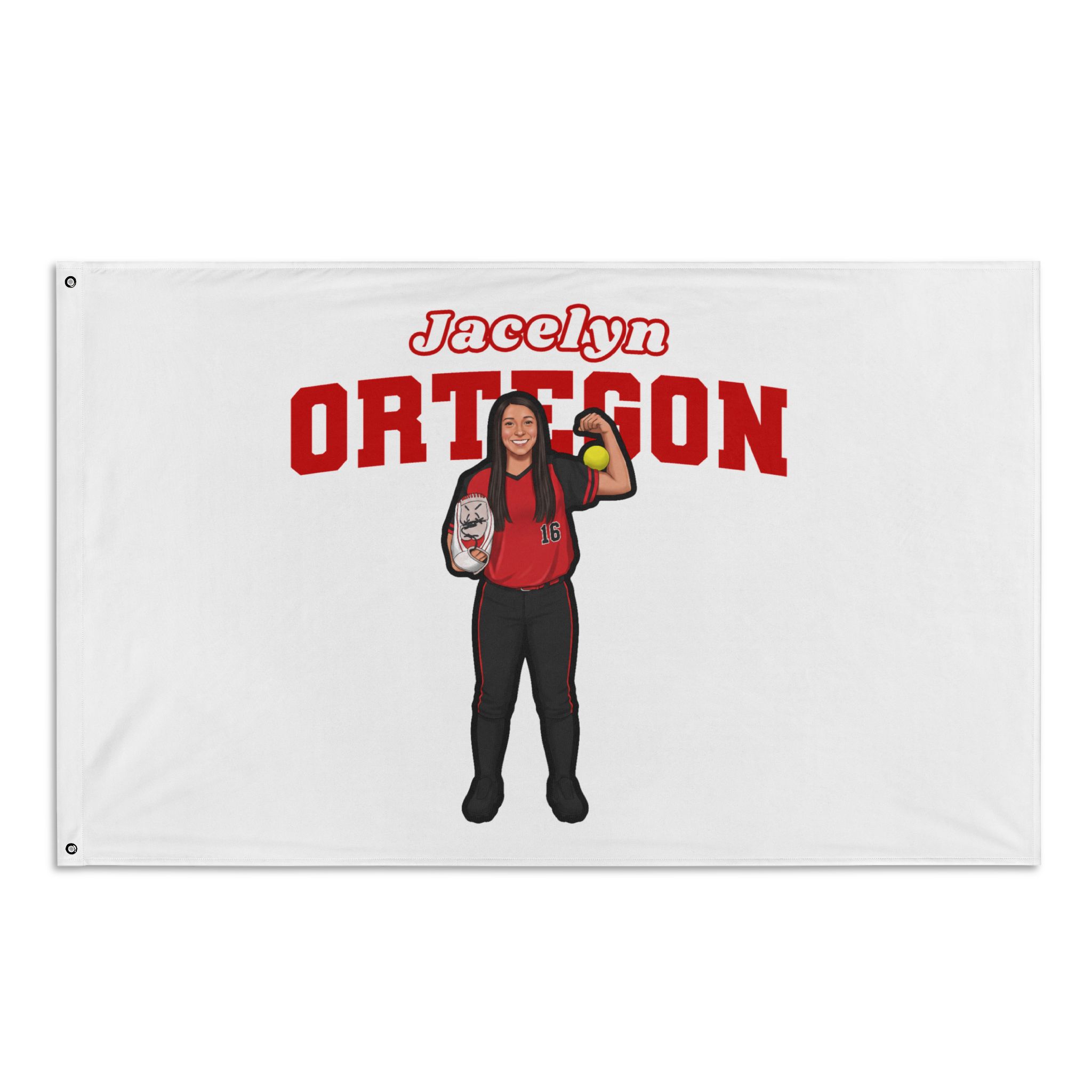 Flag (35 × 56 in) — character_name_arch in Classic