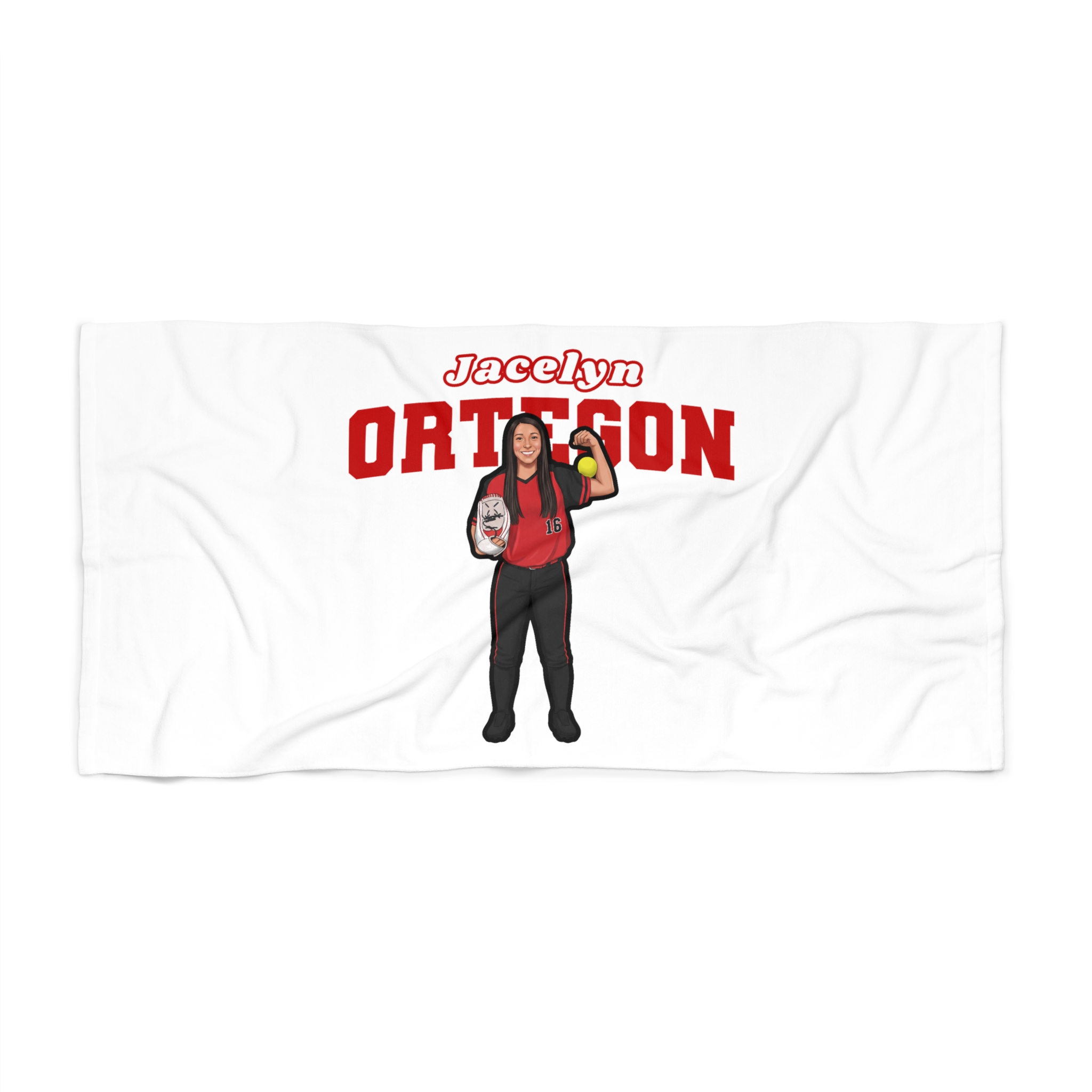 Beach Towel — character_name_arch in Classic