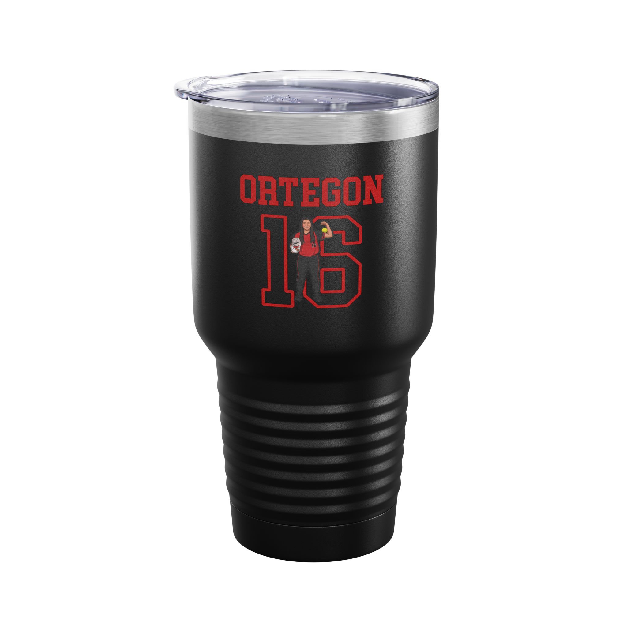 30oz Tumbler — character_shirsey in Black