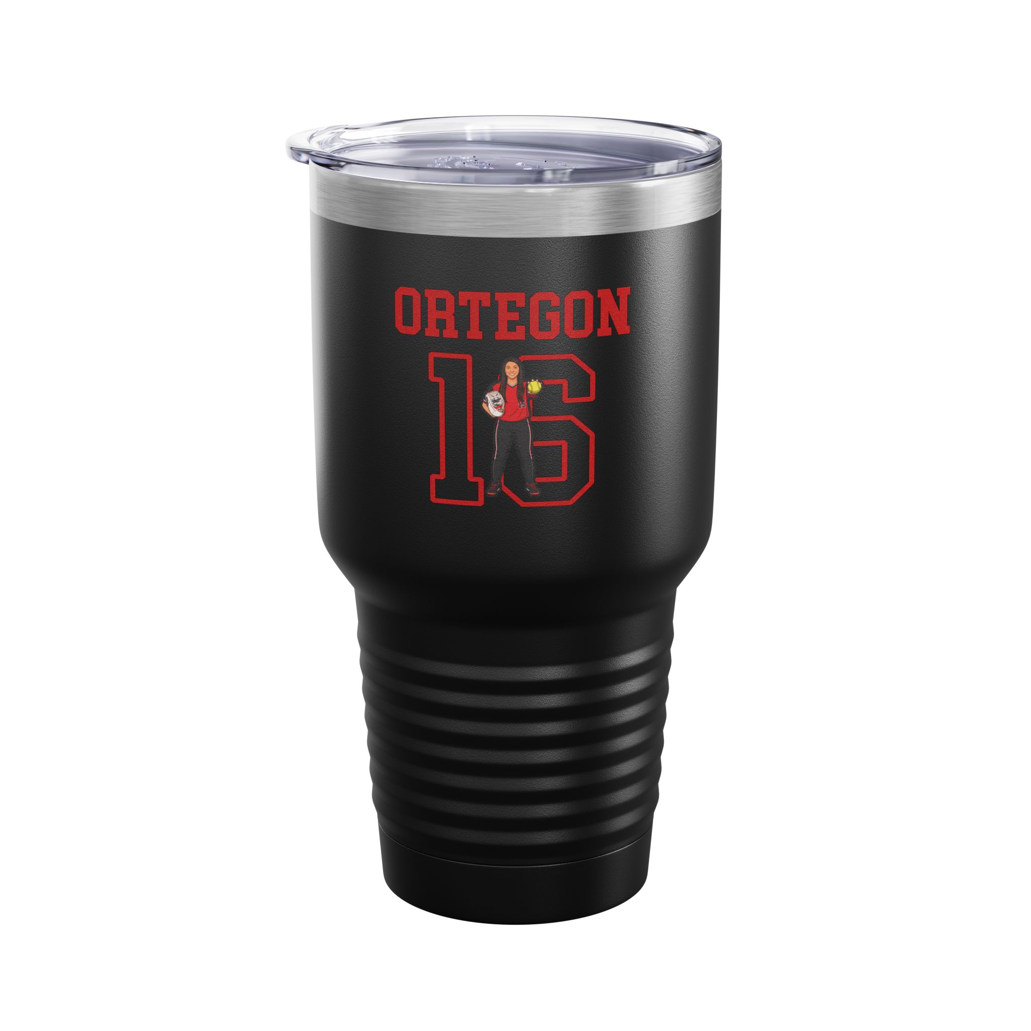 30oz Tumbler — character_shirsey in Black