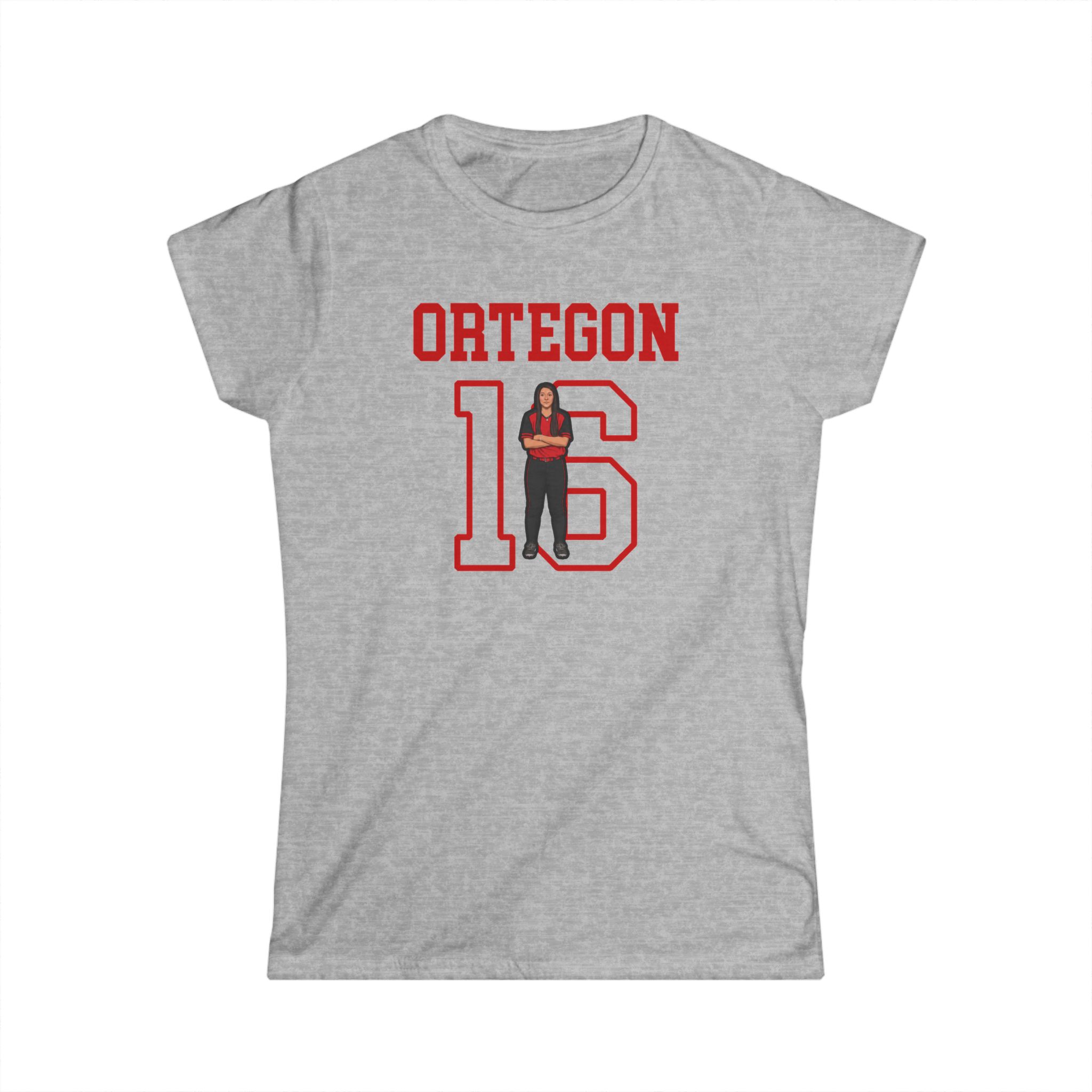 Women's Softstyle Tee — character_shirsey in Grey