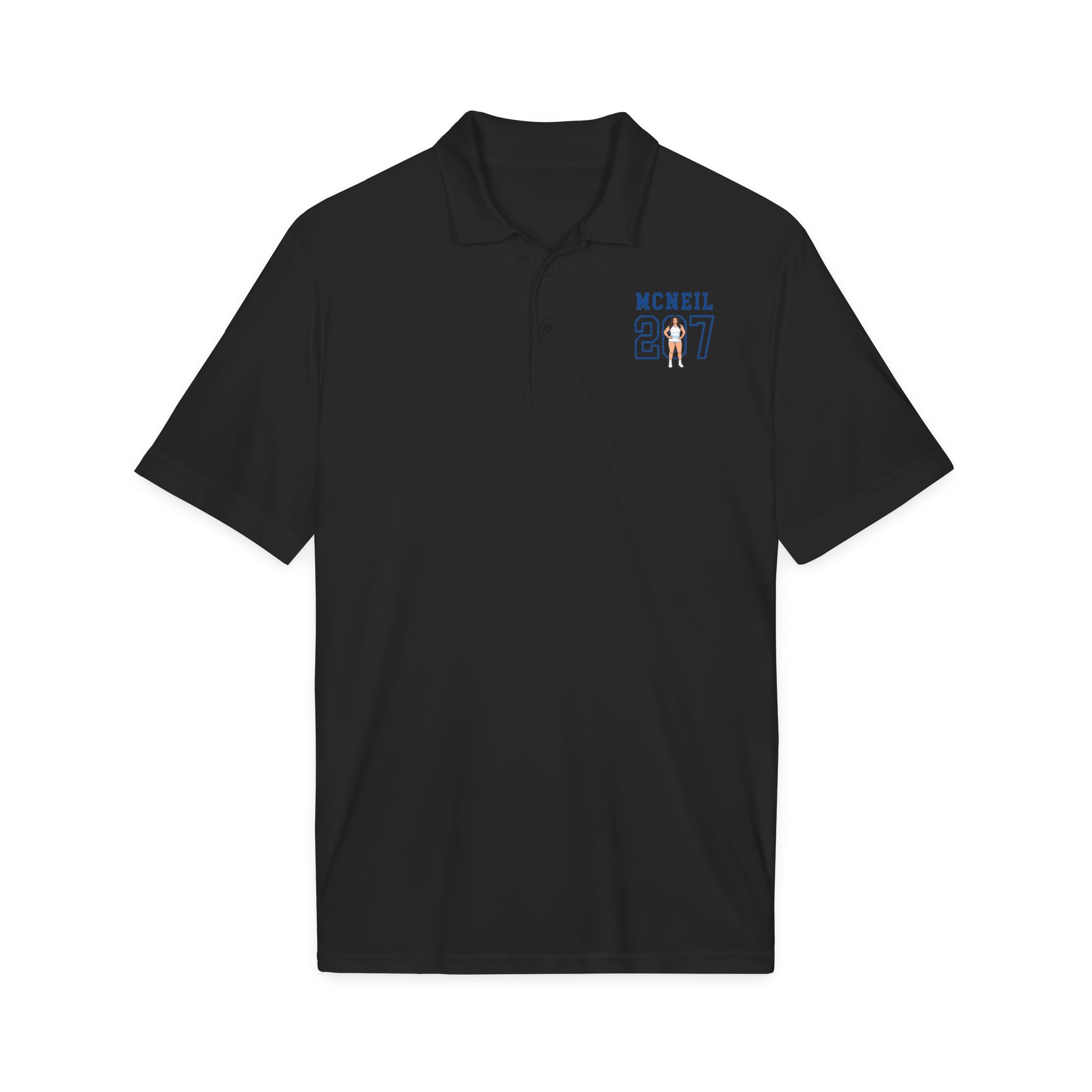Polo — character_shirsey in Black