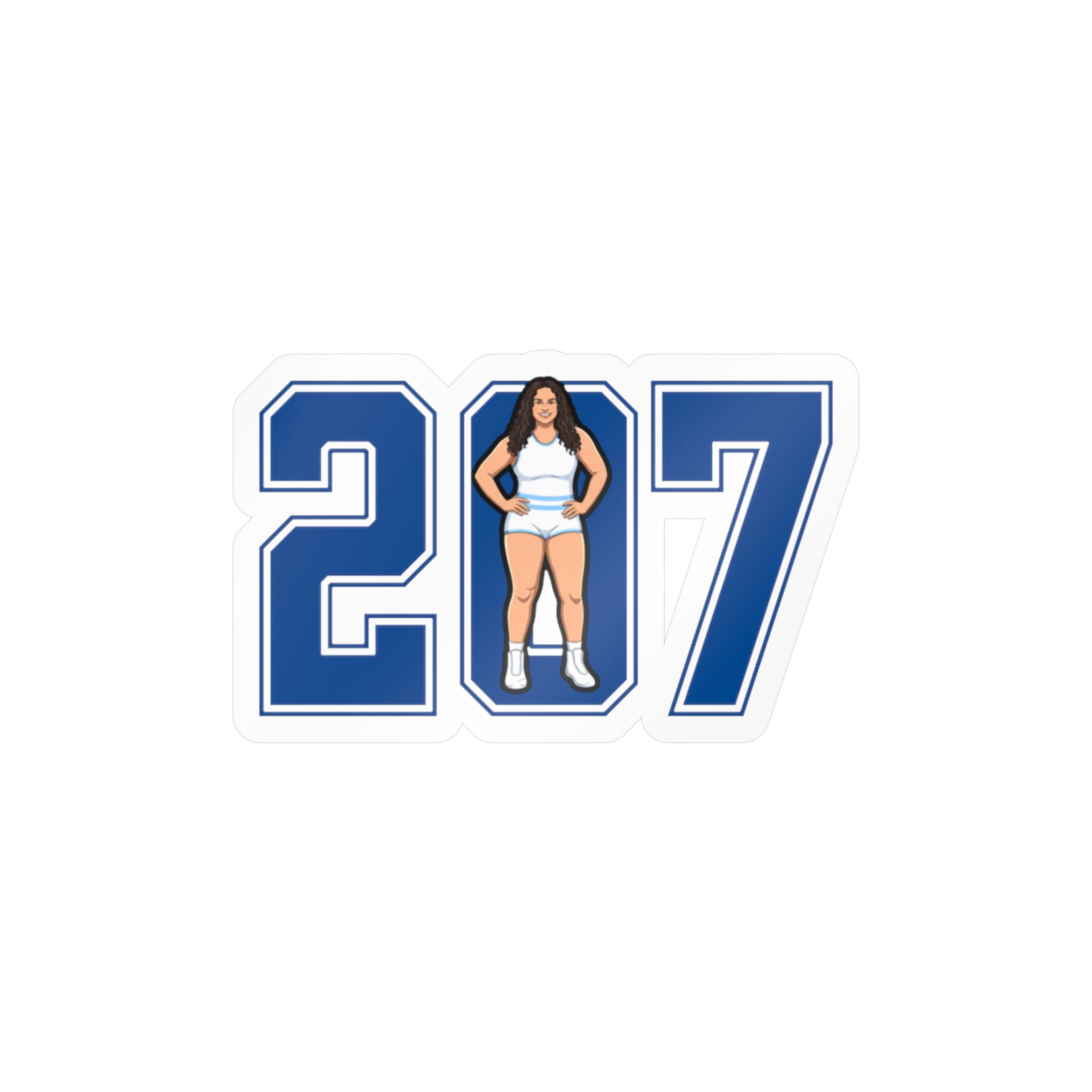 Vinyl Sticker — character_number in Classic