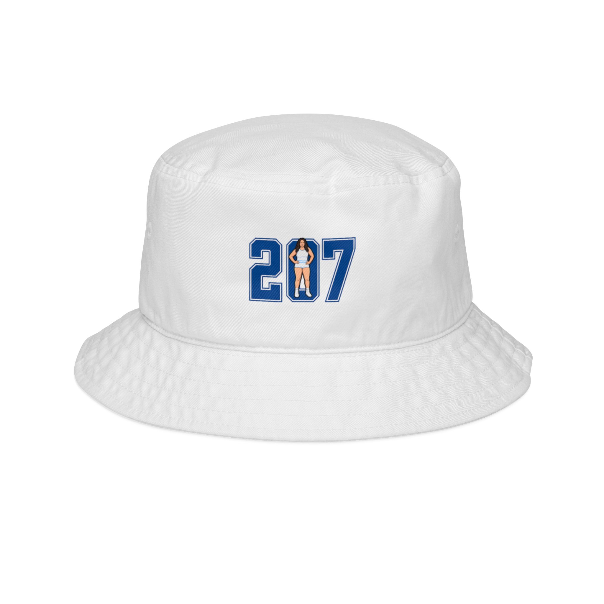 Bucket Hat — character_number in White