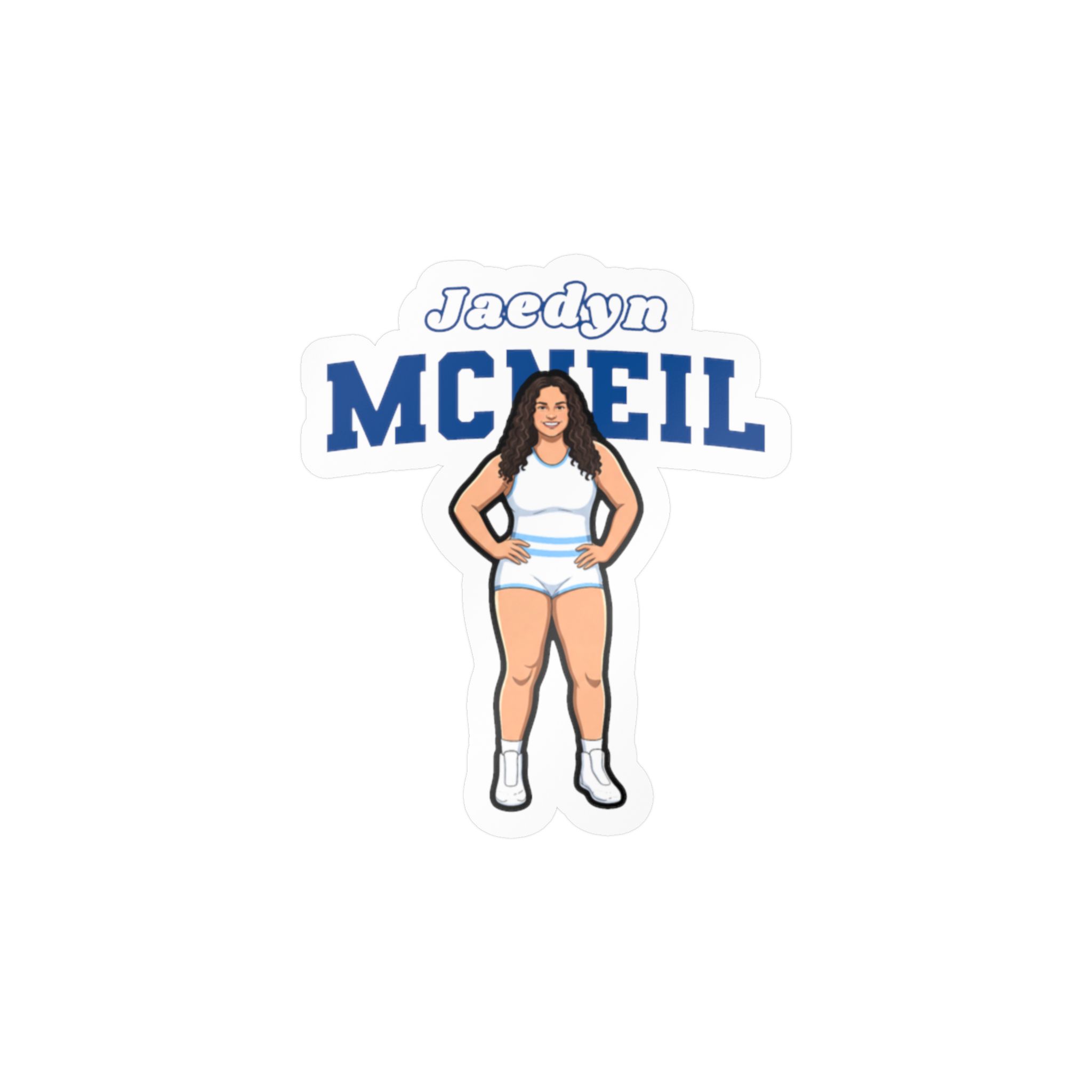 Vinyl Sticker — character_name_arch in Classic