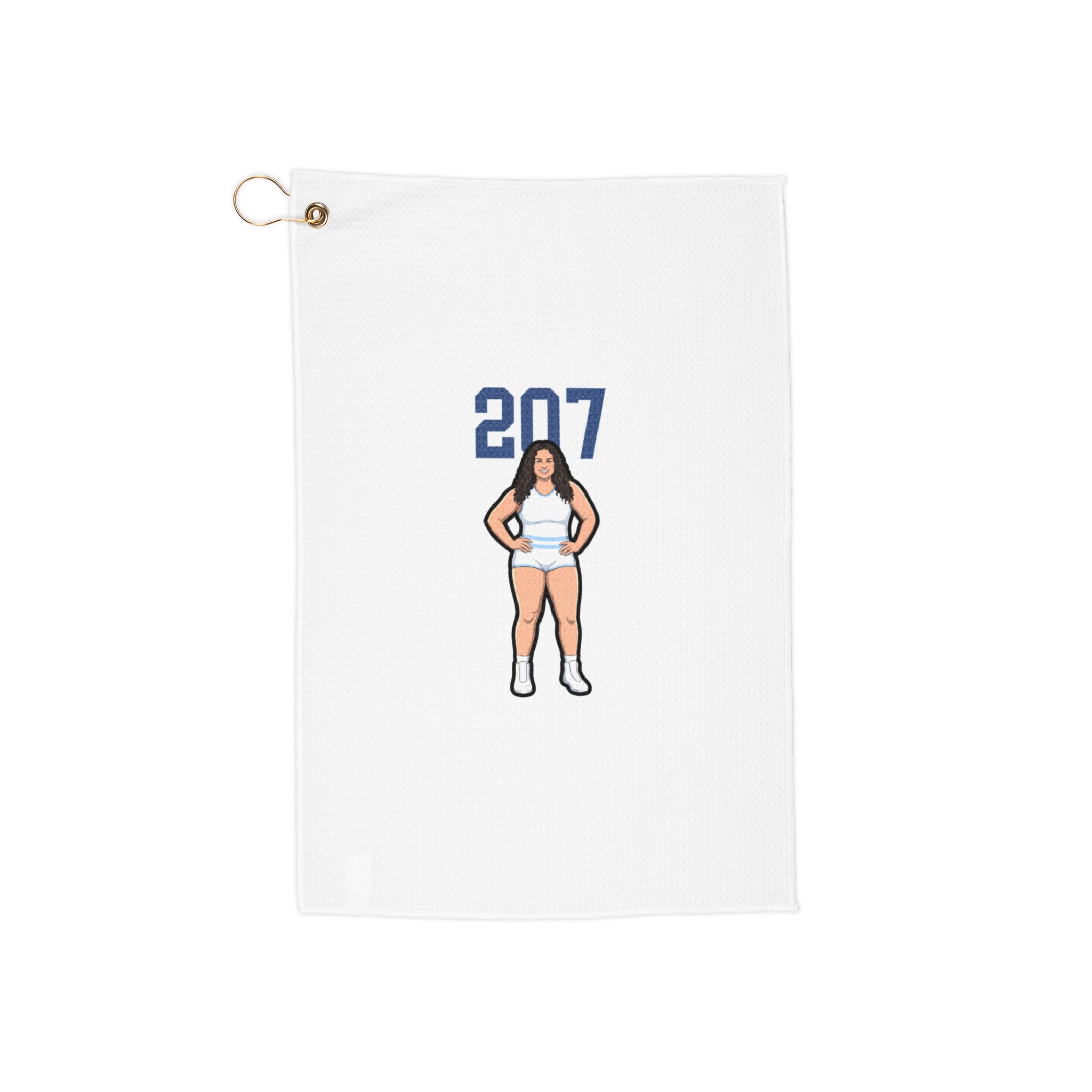Golf Towel — character_number_top in Classic
