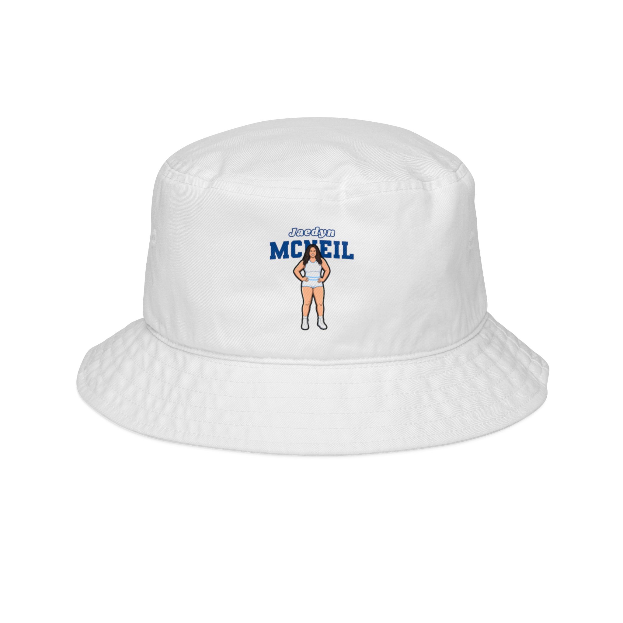 Bucket Hat — character_name_arch in White